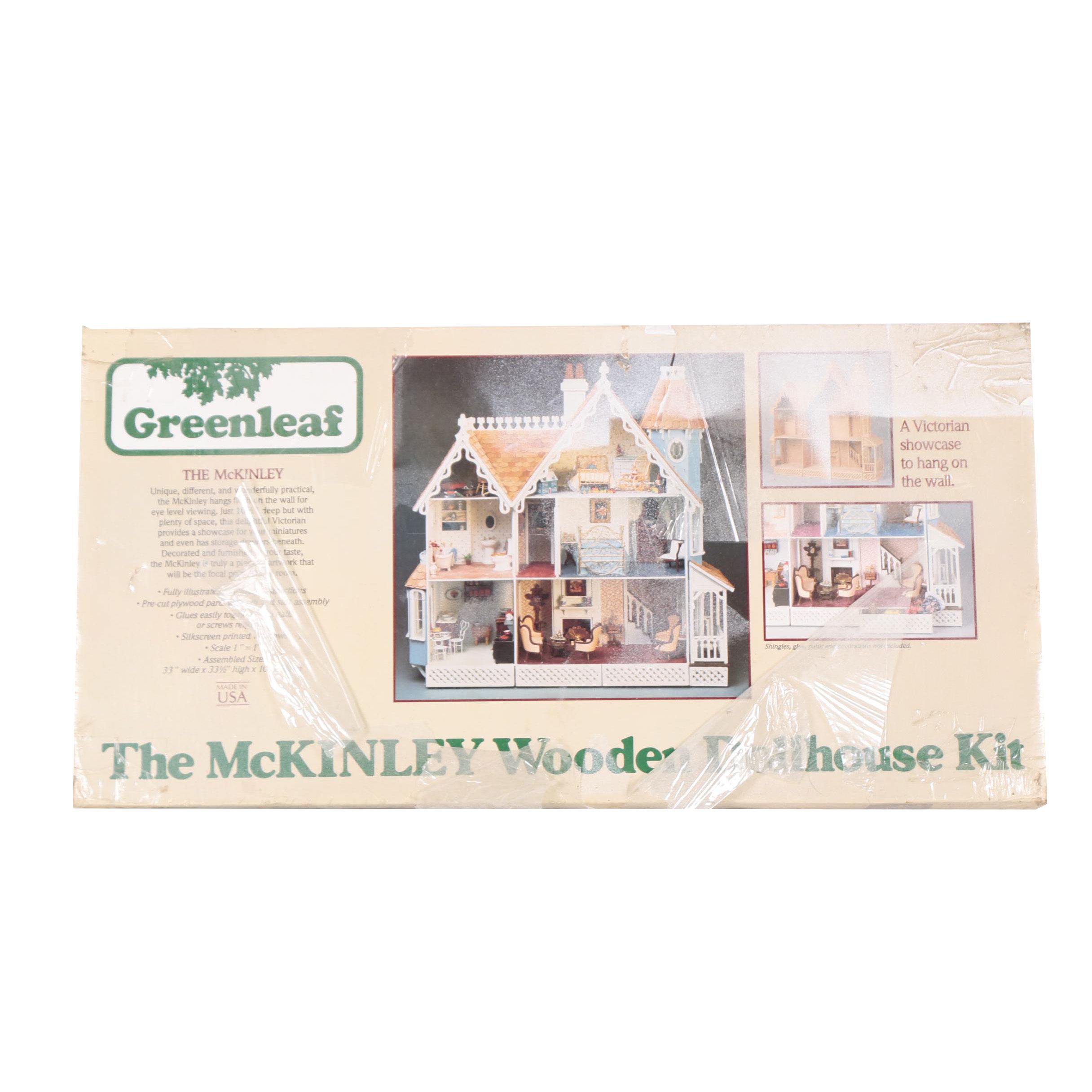 Greenleaf "The Mckinley" Wooden Dollhouse Kit EBTH