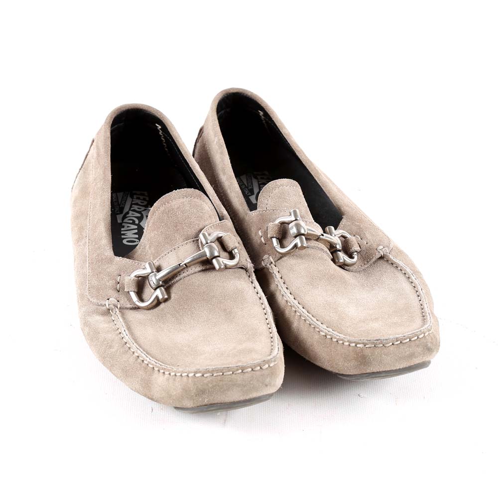 mens taupe loafers