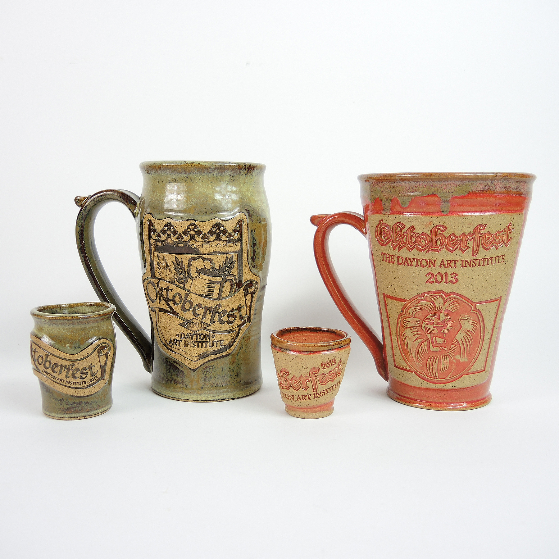 Dayton Art Institute Pottery Octoberfest Beer Steins 2000s EBTH