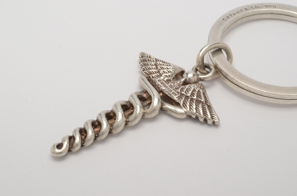 Tiffany & Co. Caduceus Medical Key Ring EBTH