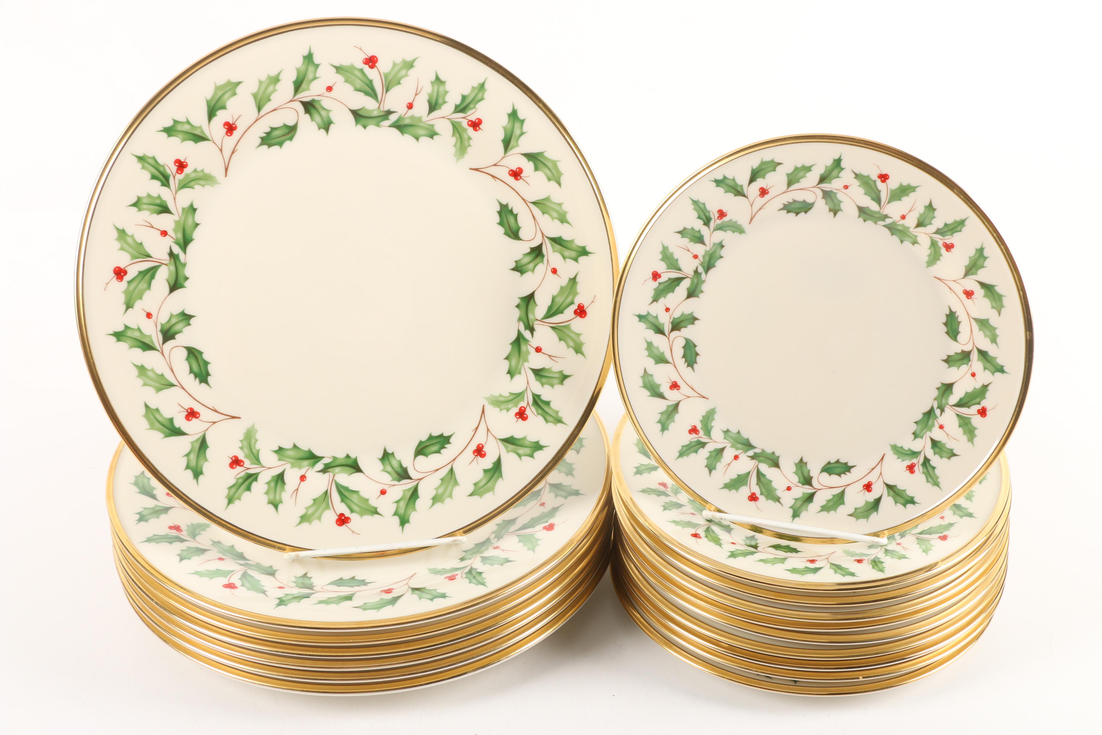 Lenox "Holiday" Dinnerware EBTH