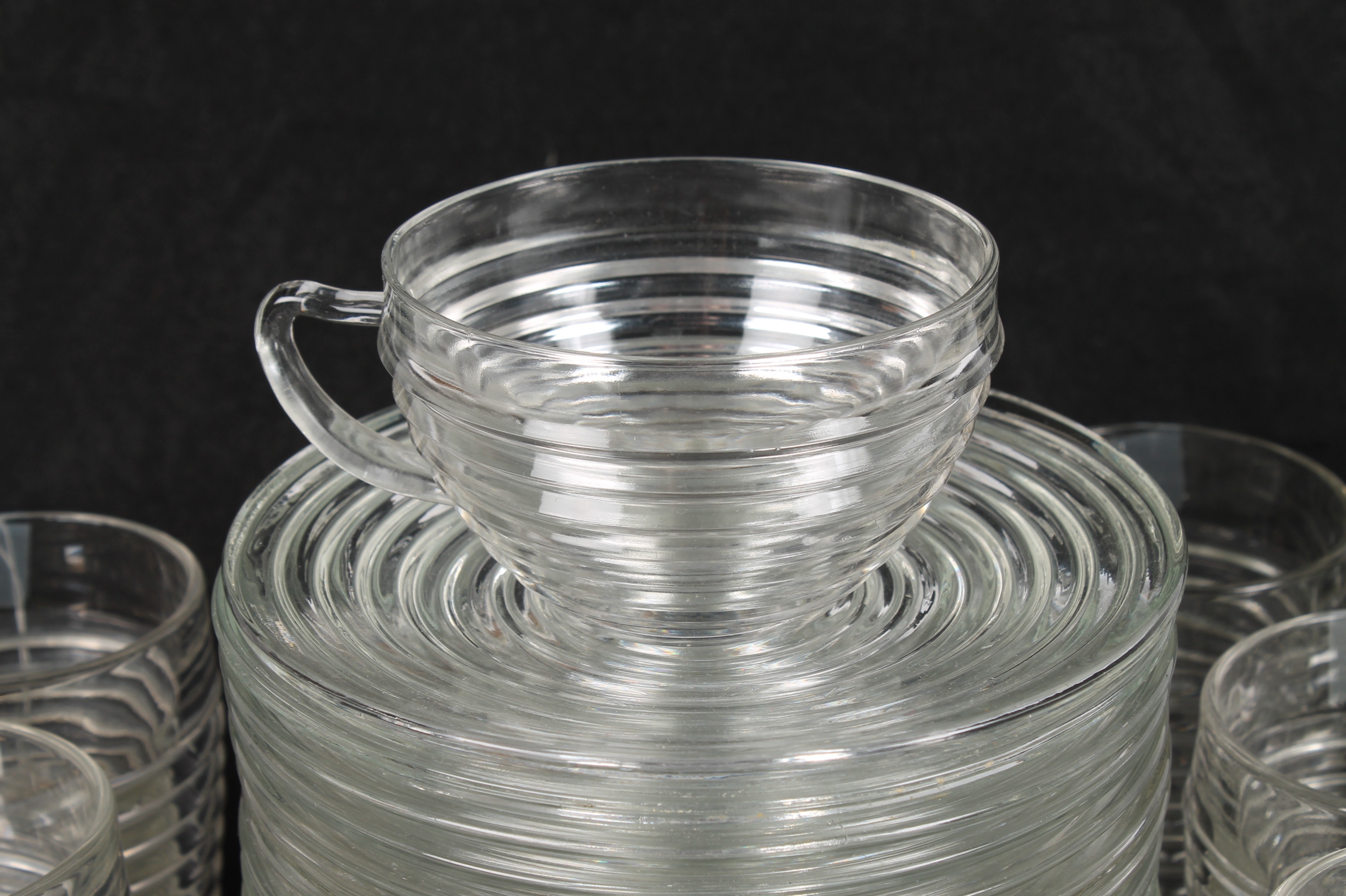 Vintage Anchor Hocking "Manhattan" Glass Tableware EBTH