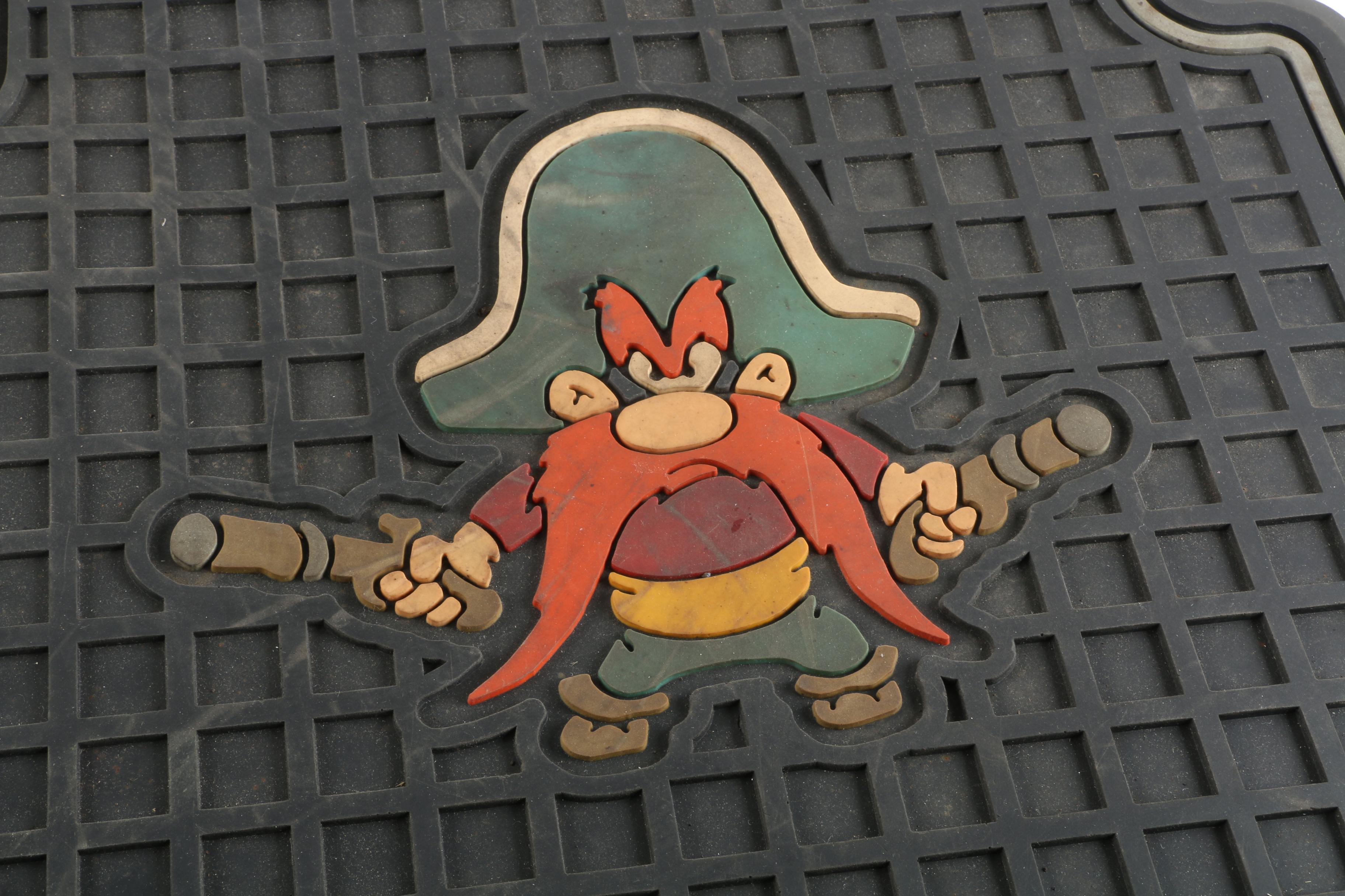 Yosemite Sam Rubber Floor Mats EBTH