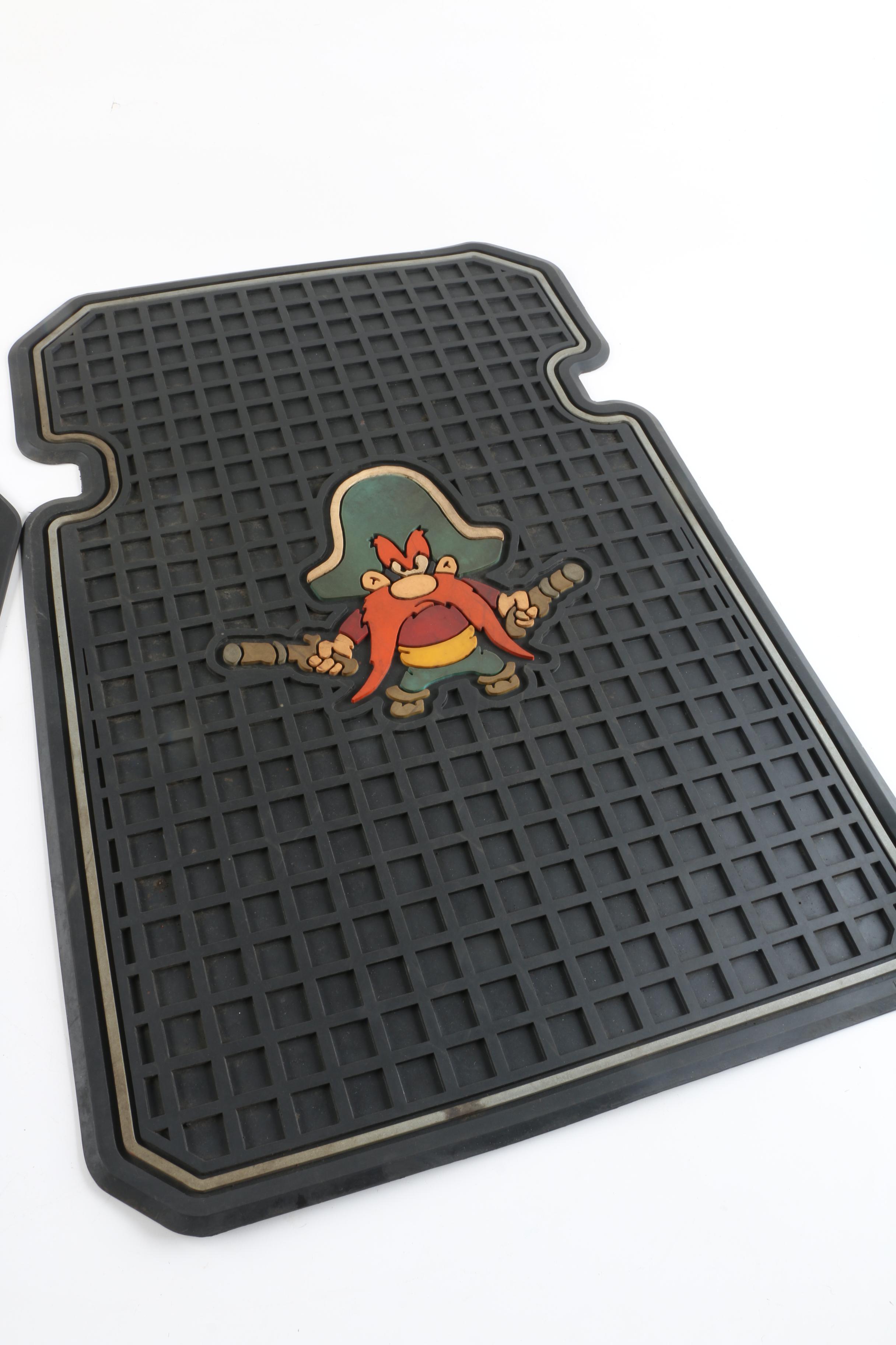 Yosemite Sam Rubber Floor Mats EBTH