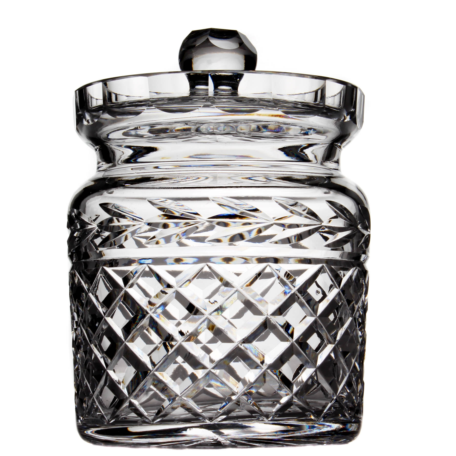 Waterford Crystal "Glandore" Biscuit Jar EBTH