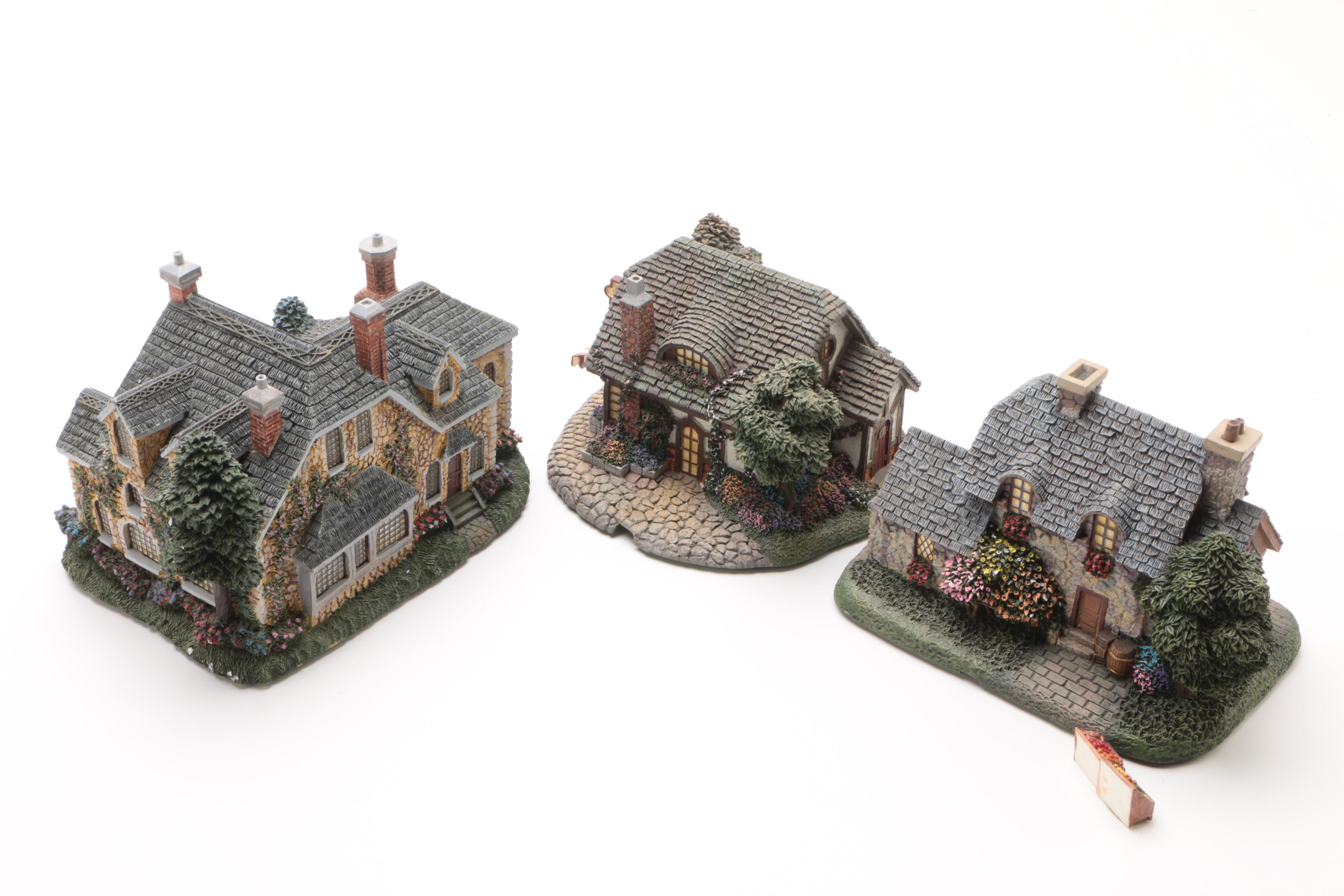 Thomas Kinkade "Hawthorne Village" Miniature Village Houses and Figures