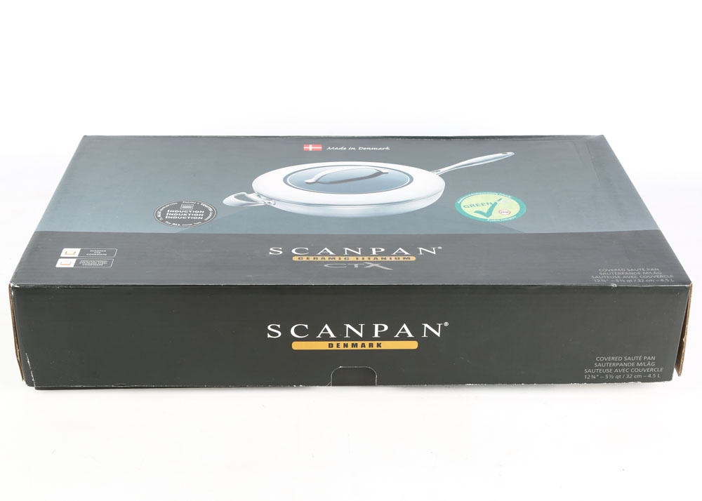 Scanpan CTX Ceramic Titanium Covered Saute Pan EBTH