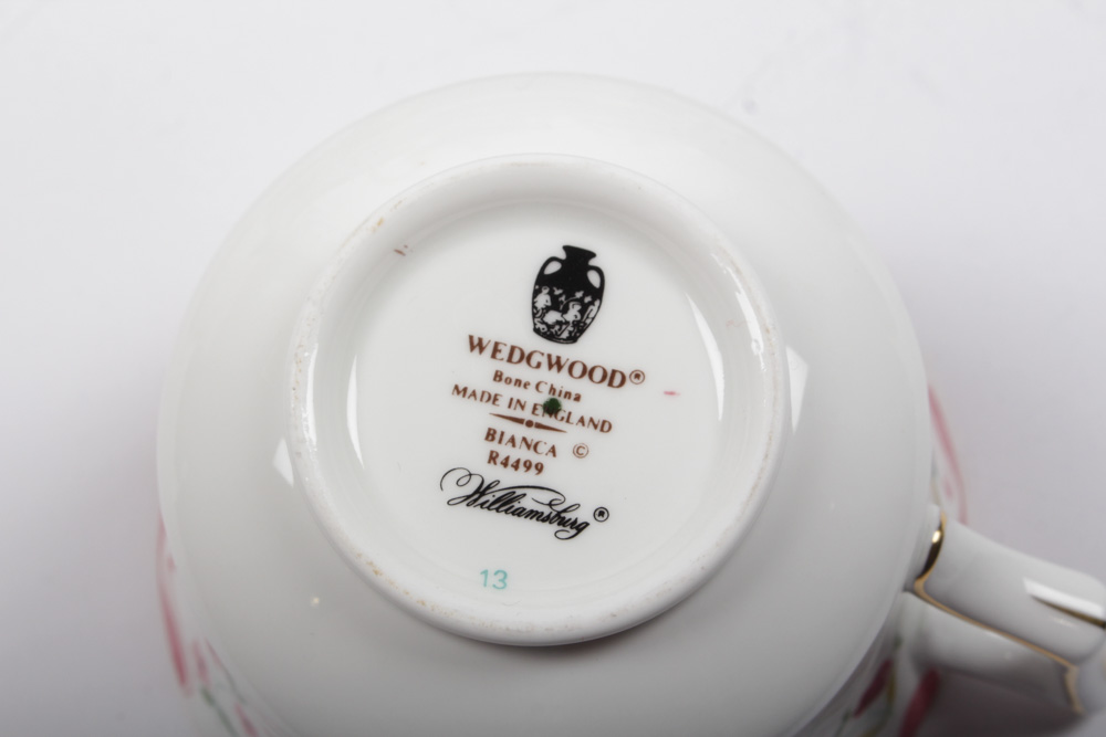 Wedgwood Williamsburg "Bianca" Tea Service EBTH
