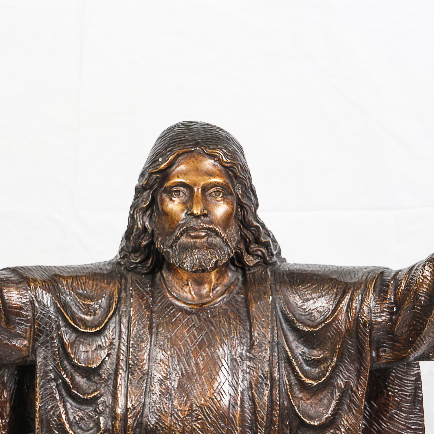 Bronze Tone Sculpture of Jesus EBTH