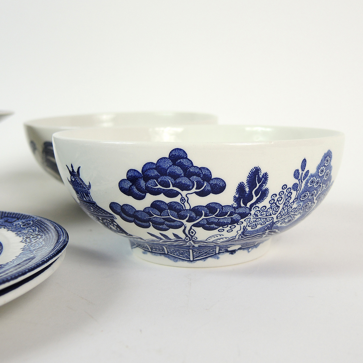 Johnson Brothers "Willow Blue" Dinnerware with Williams Sonoma China EBTH