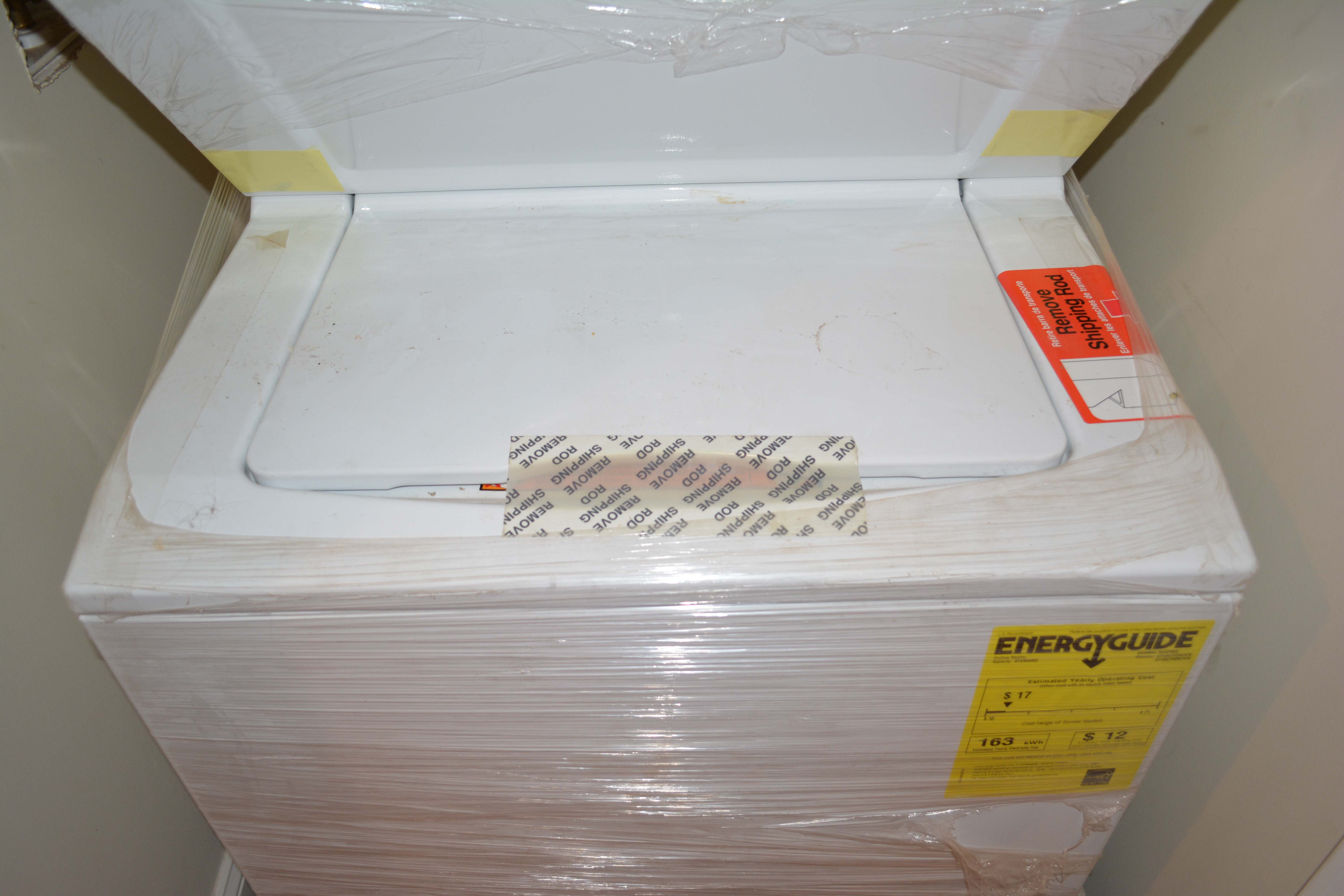 GE Stacked Washer Dryer Unit EBTH