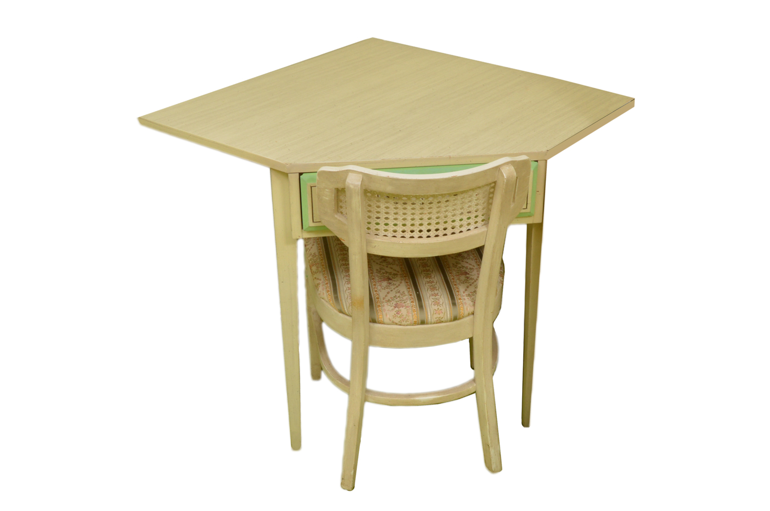 Vintage Mid Century Corner Desk With Chair By Basic Witz Ebth