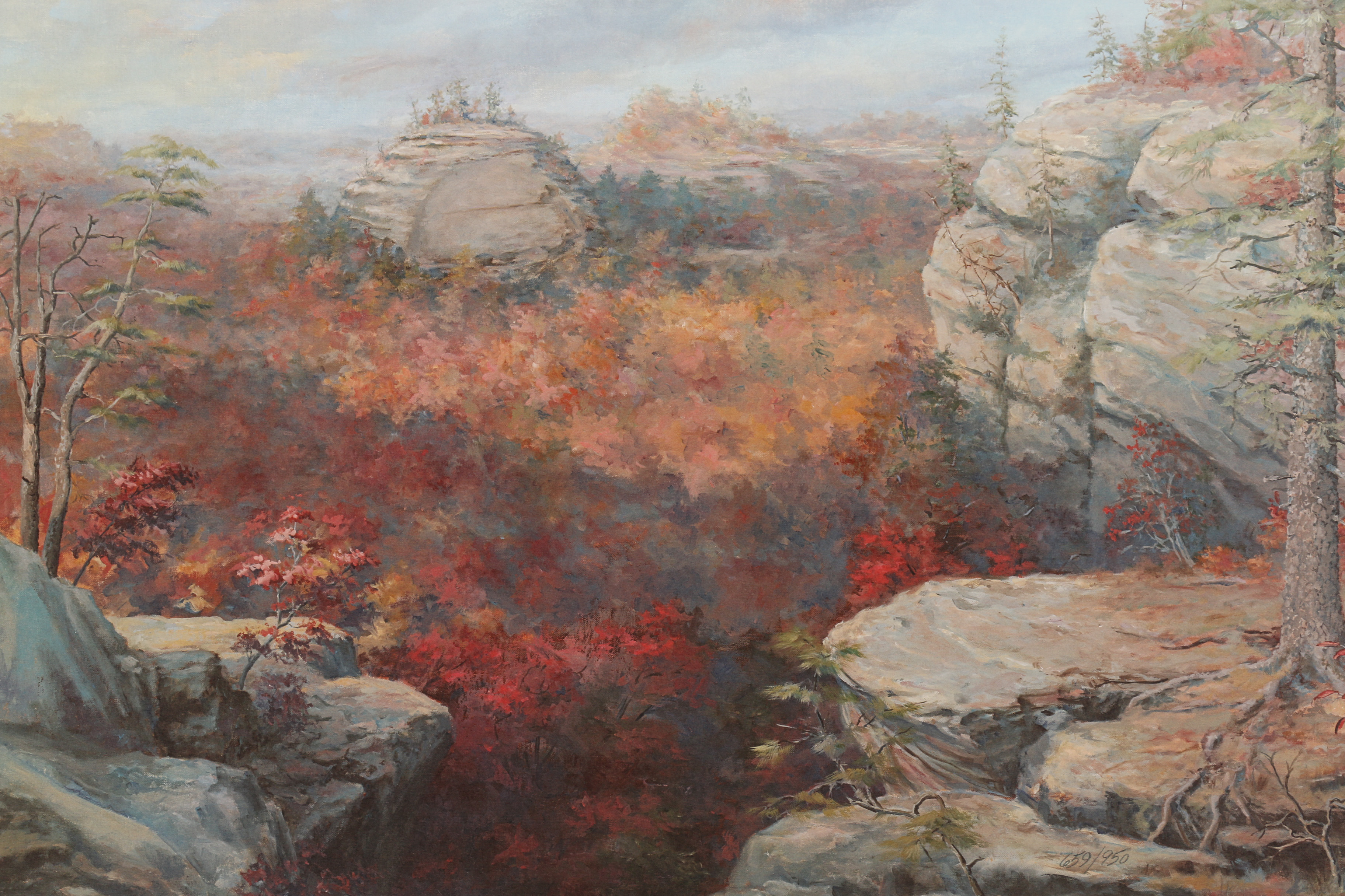 Al Limited Edition Offset Lithograph "Red River III" EBTH