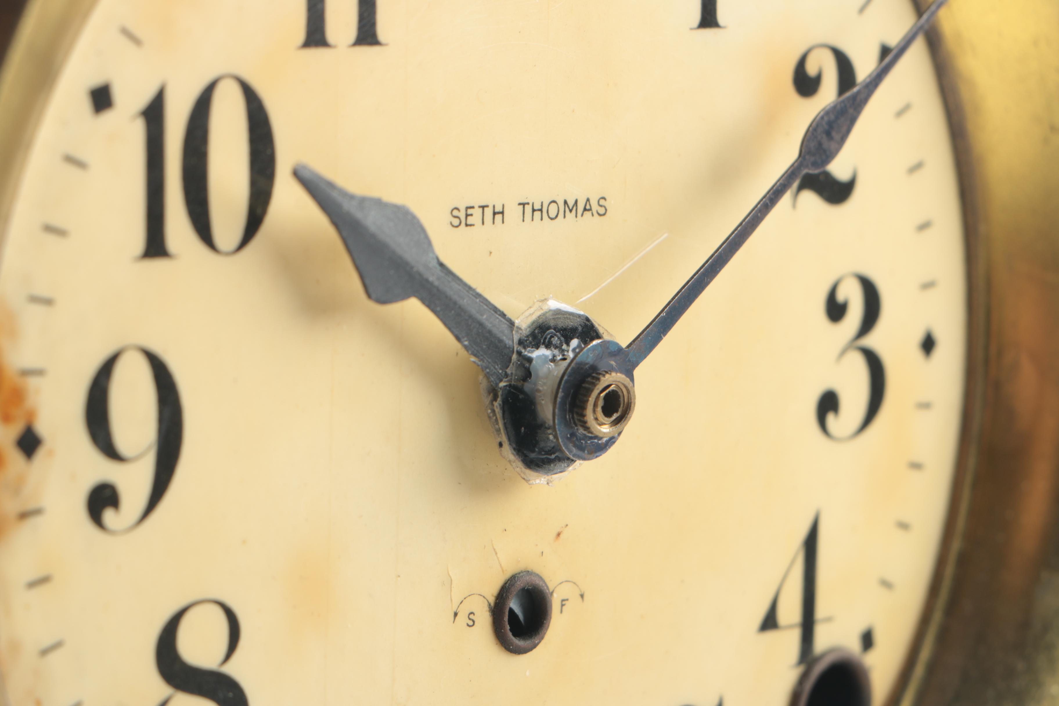 Seth Thomas Quartz Mantel Clock EBTH