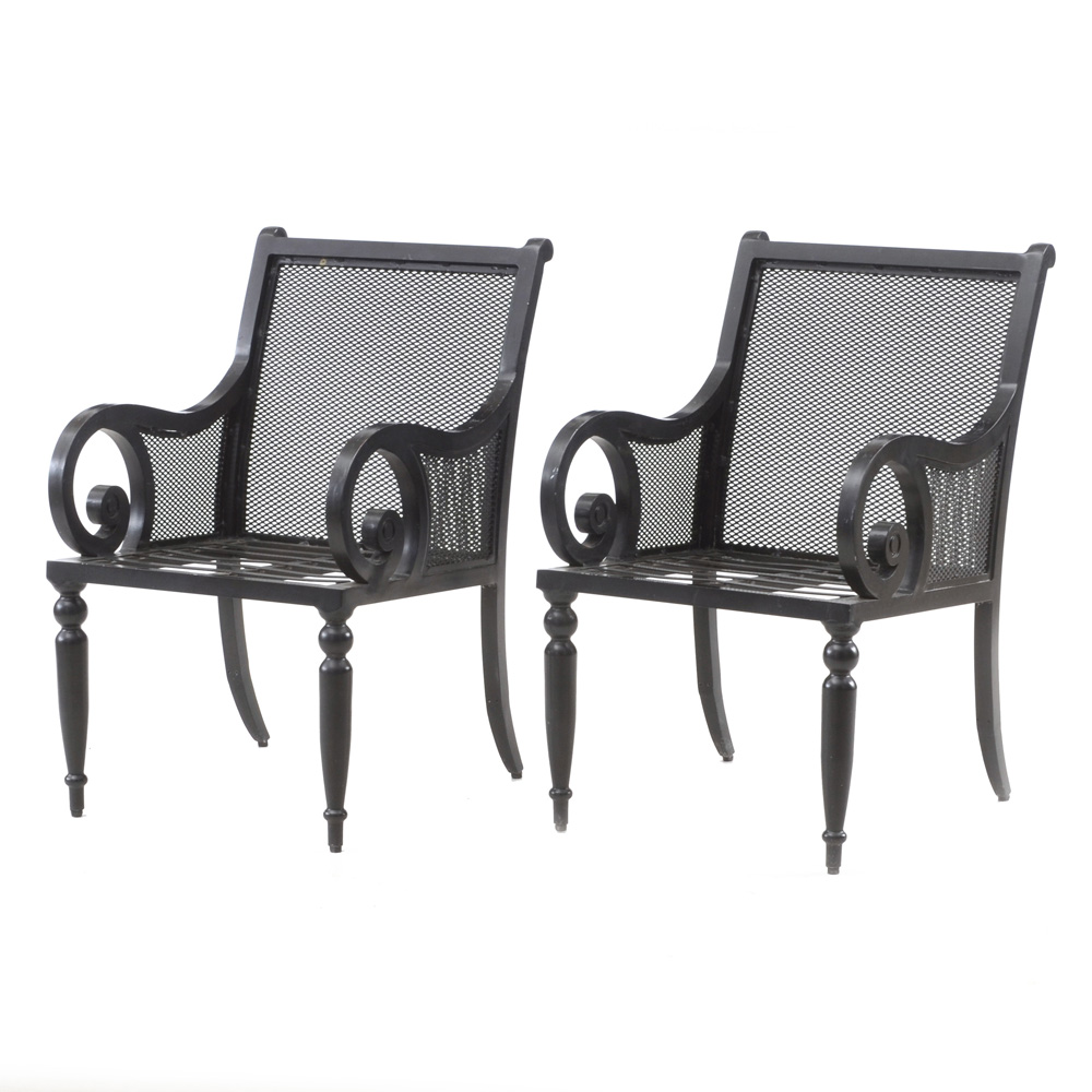 Pair Of Patio Chairs By Smith And Hawken Ebth