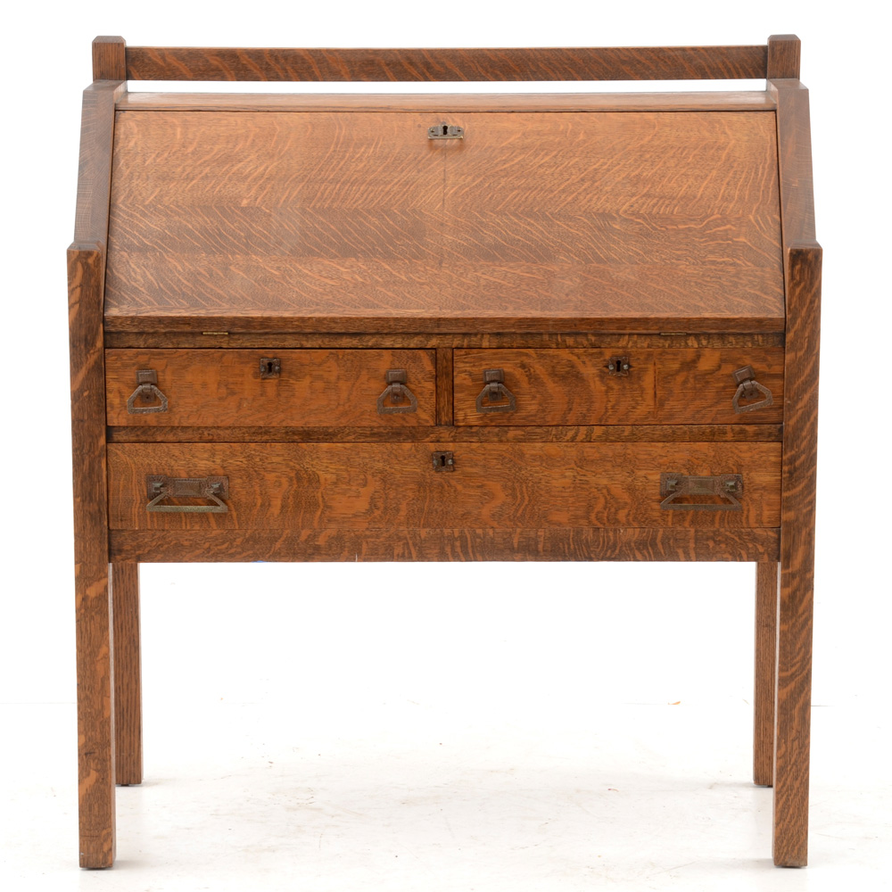 Vintage Slant Top Desk | EBTH