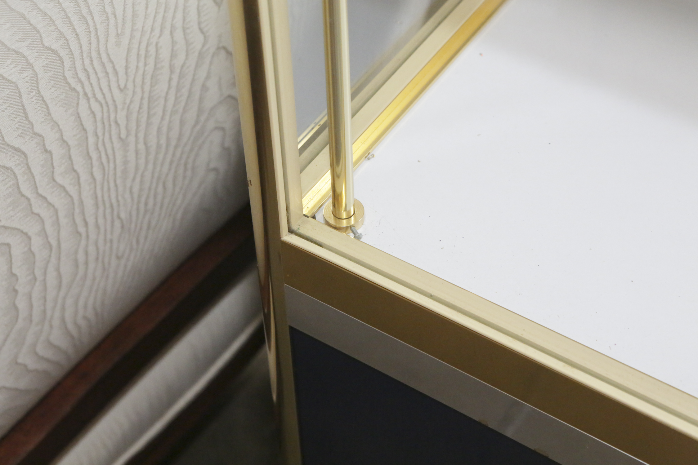 Vintage Glass and Metal Retail Display Case by Berg Showcase EBTH