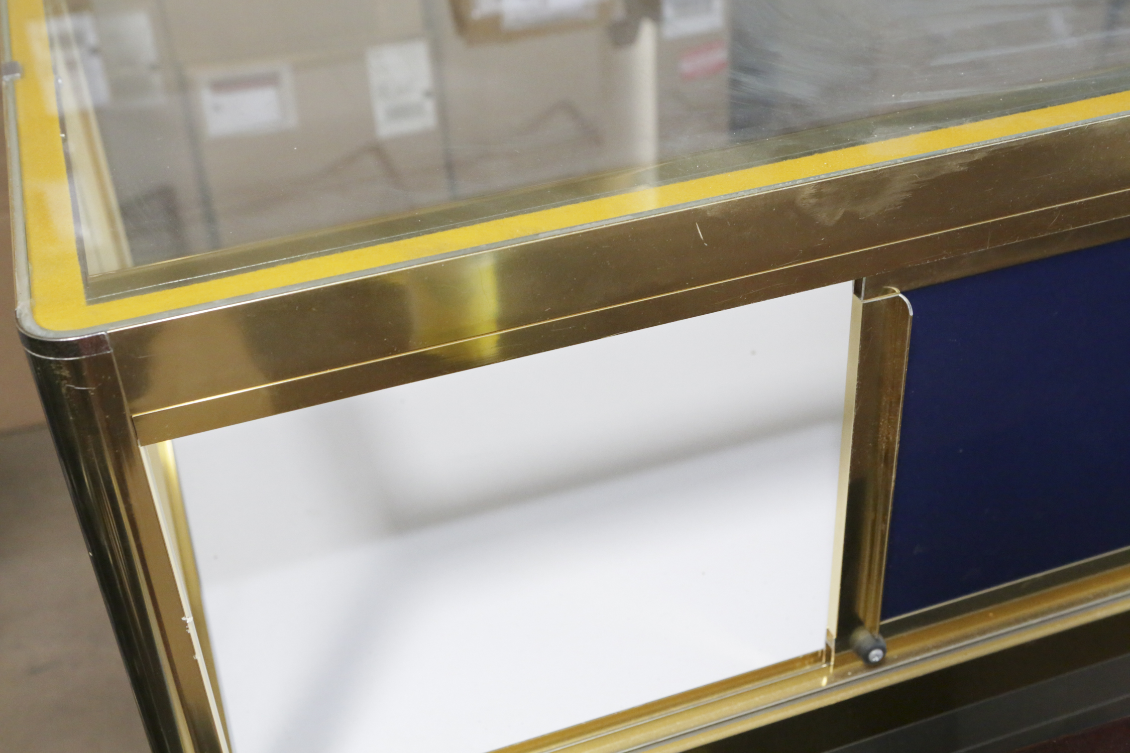 Vintage Glass and Metal Retail Display Case by Berg Showcase EBTH