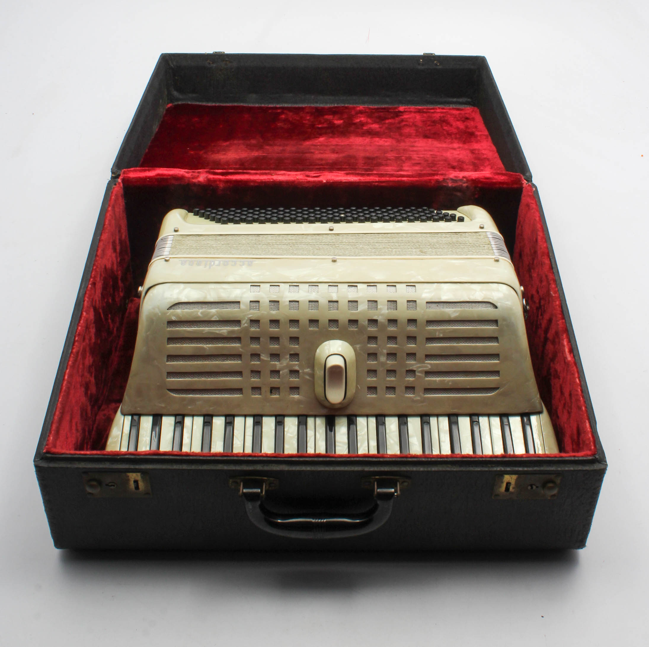 Vintage Italian Excelsior Accordiana 240 Accordion with Case EBTH