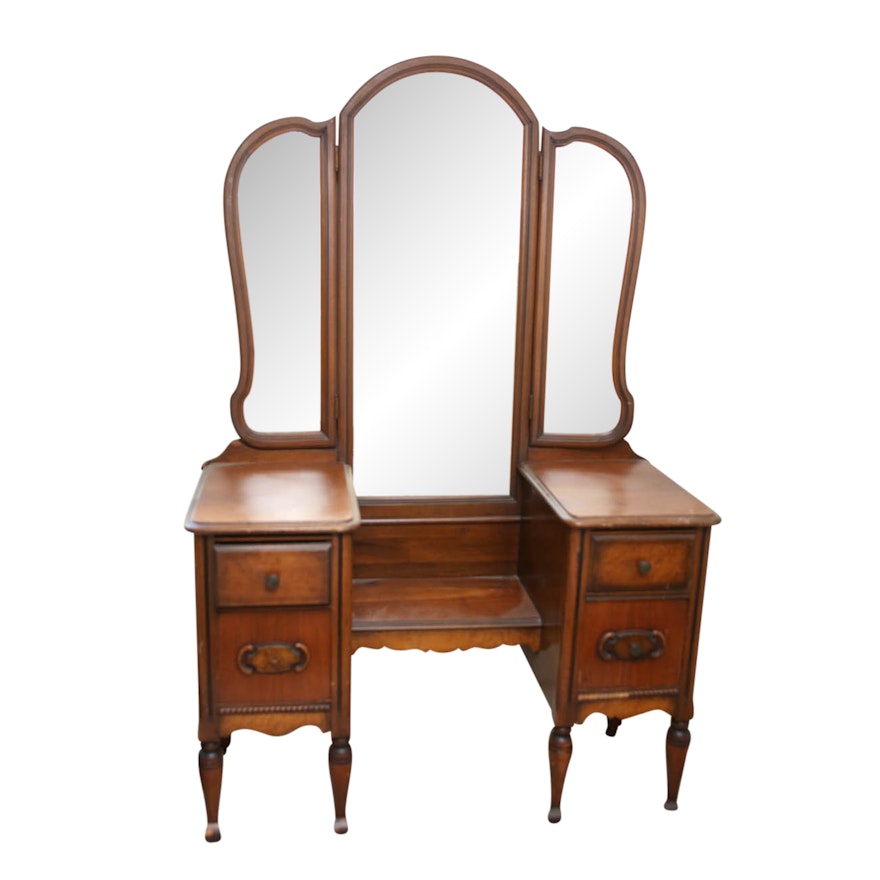 Antique Wooden Vanity : EBTH Antique Wooden Vanity ... - Antique Wooden Vanity : EBTH
