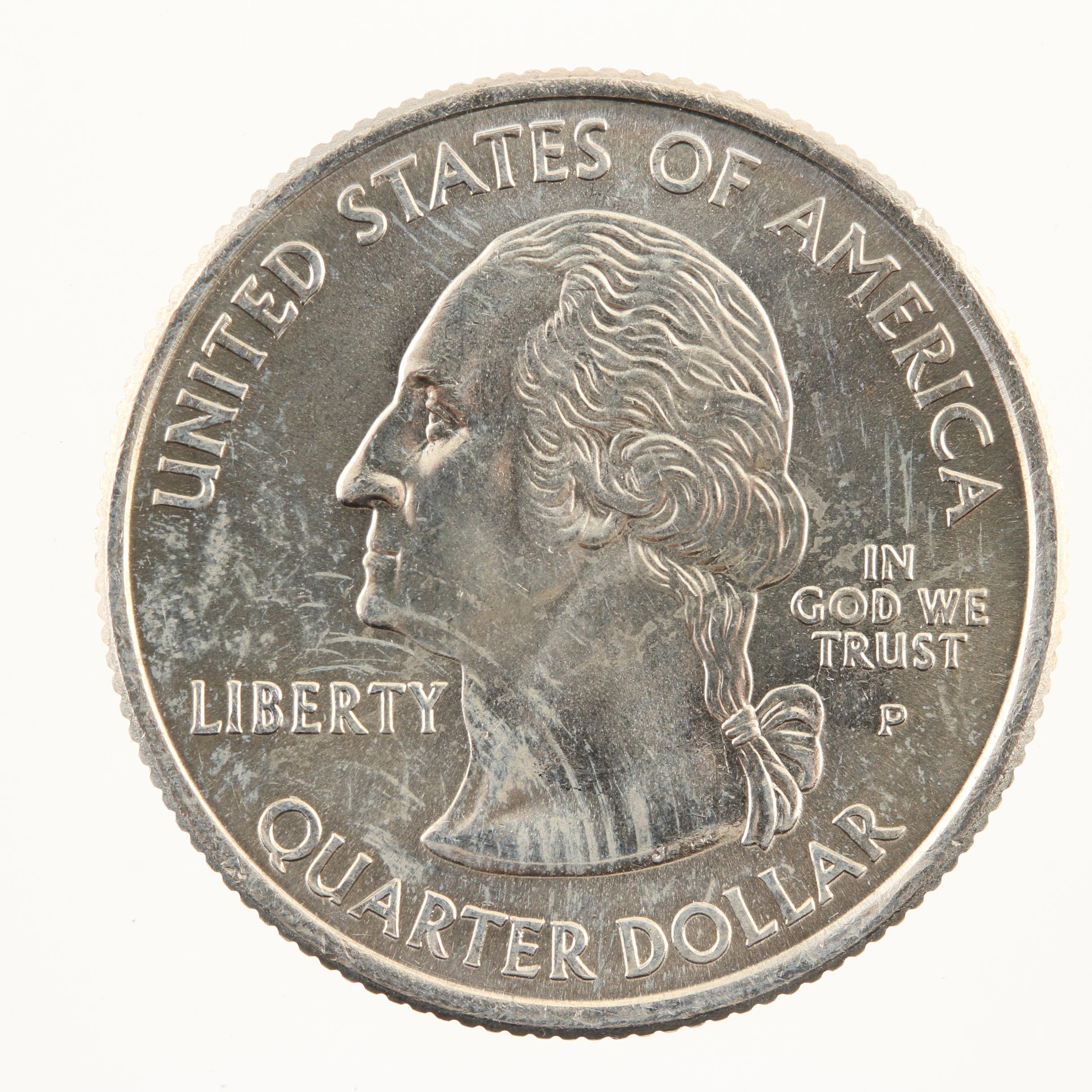 2005 Kansas Humpback Bison Error State Quarter EBTH