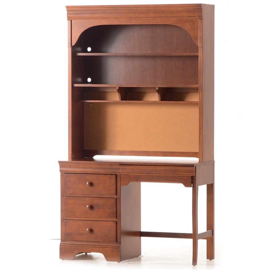 Stanley Young America Desk With Hutch Ebth
