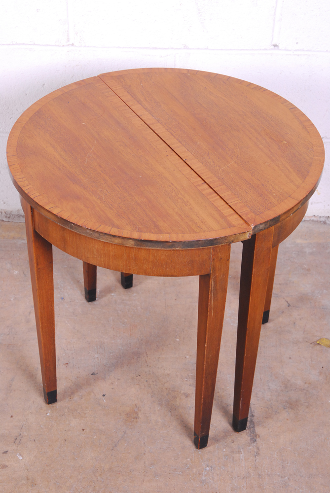 Half Circle Side Table Pair EBTH