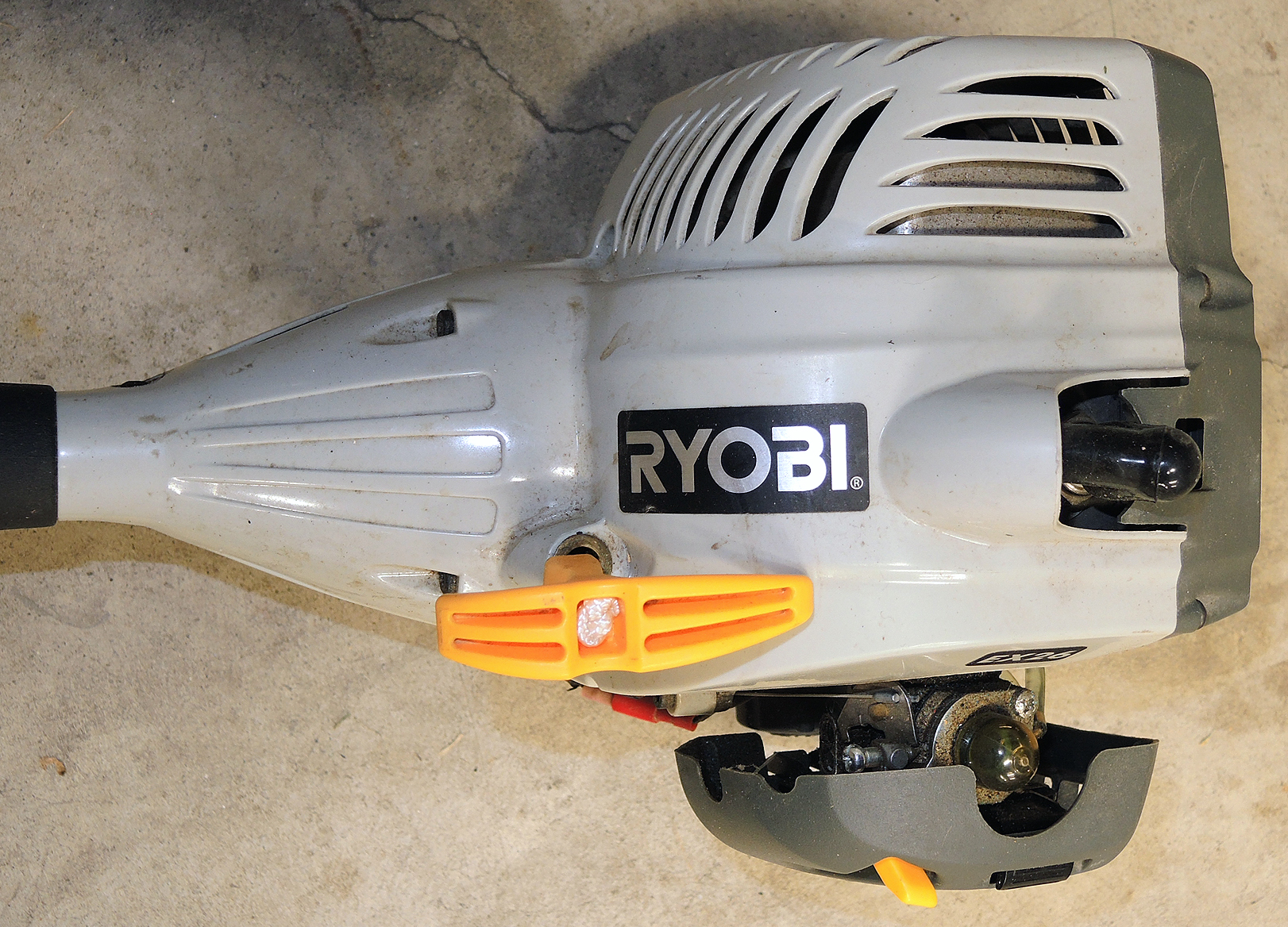 Ryobi EX26 Trimmer with Tiller and Blower Attachments EBTH