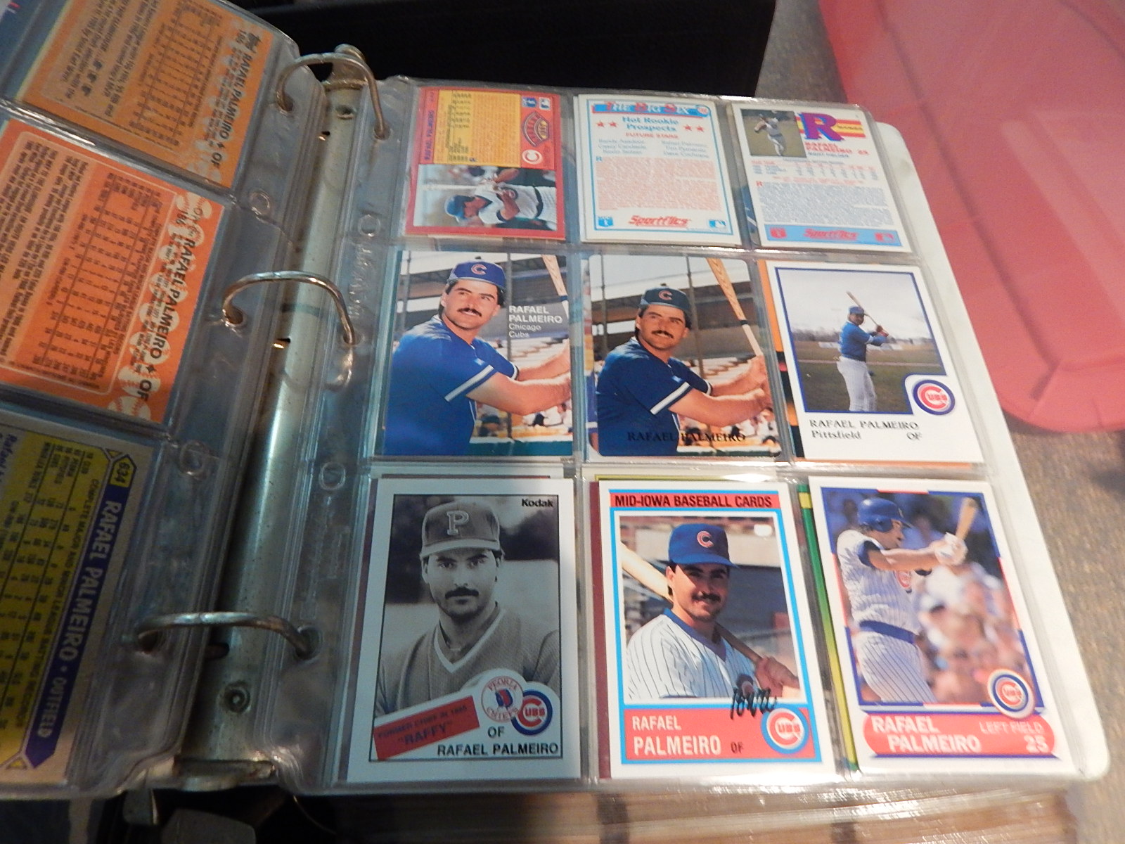 Five Baseball Card Albums Mostly 1980s Cards Over 2000 Cards EBTH