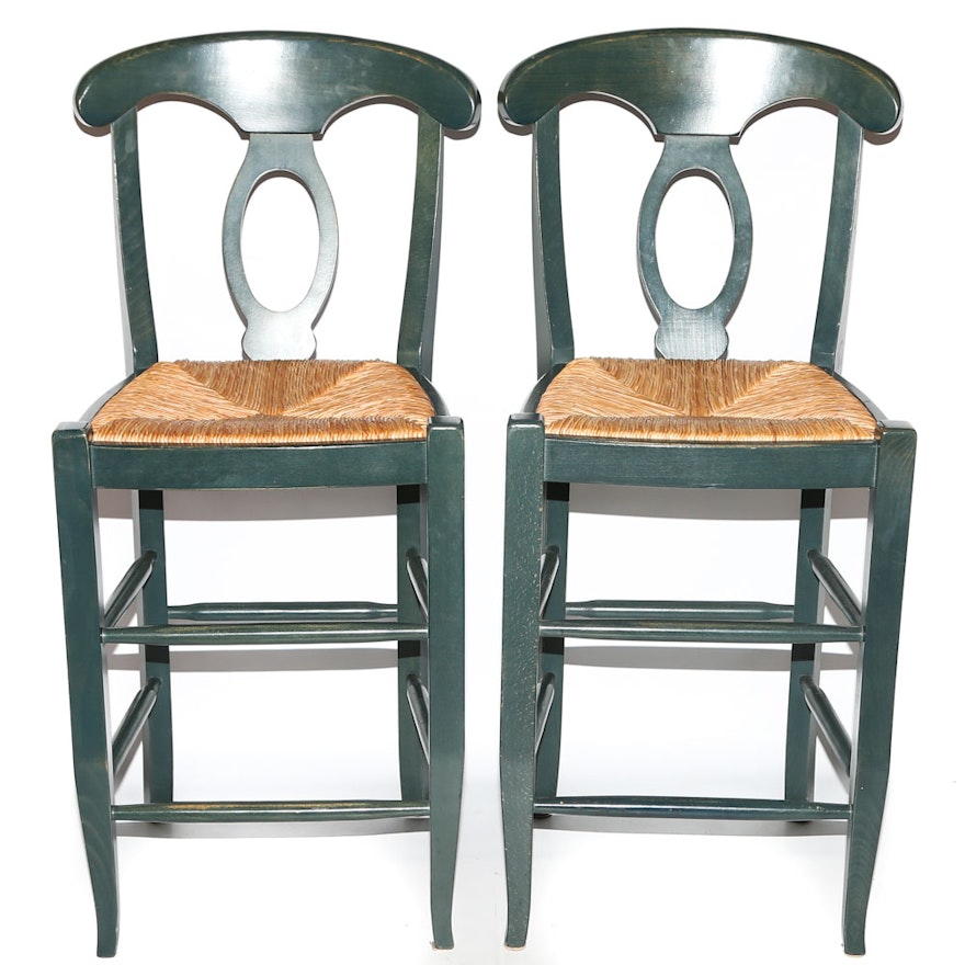 Pottery Barn French Country Barstools Ebth