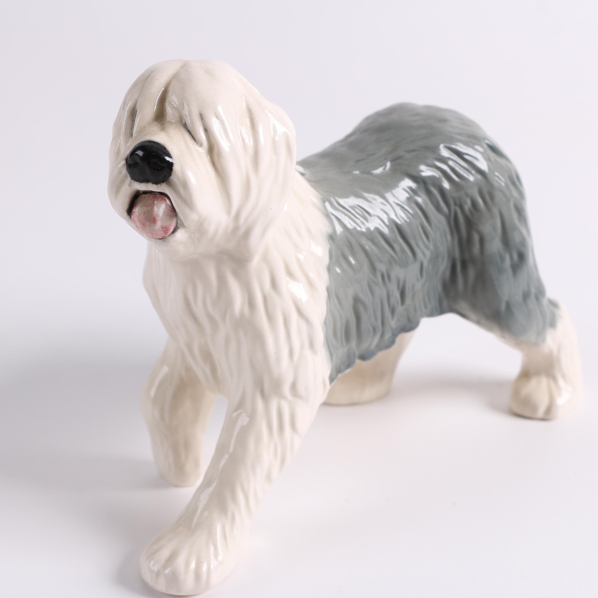 Royal Doulton Old English Sheepdog Porcelain Figurine EBTH