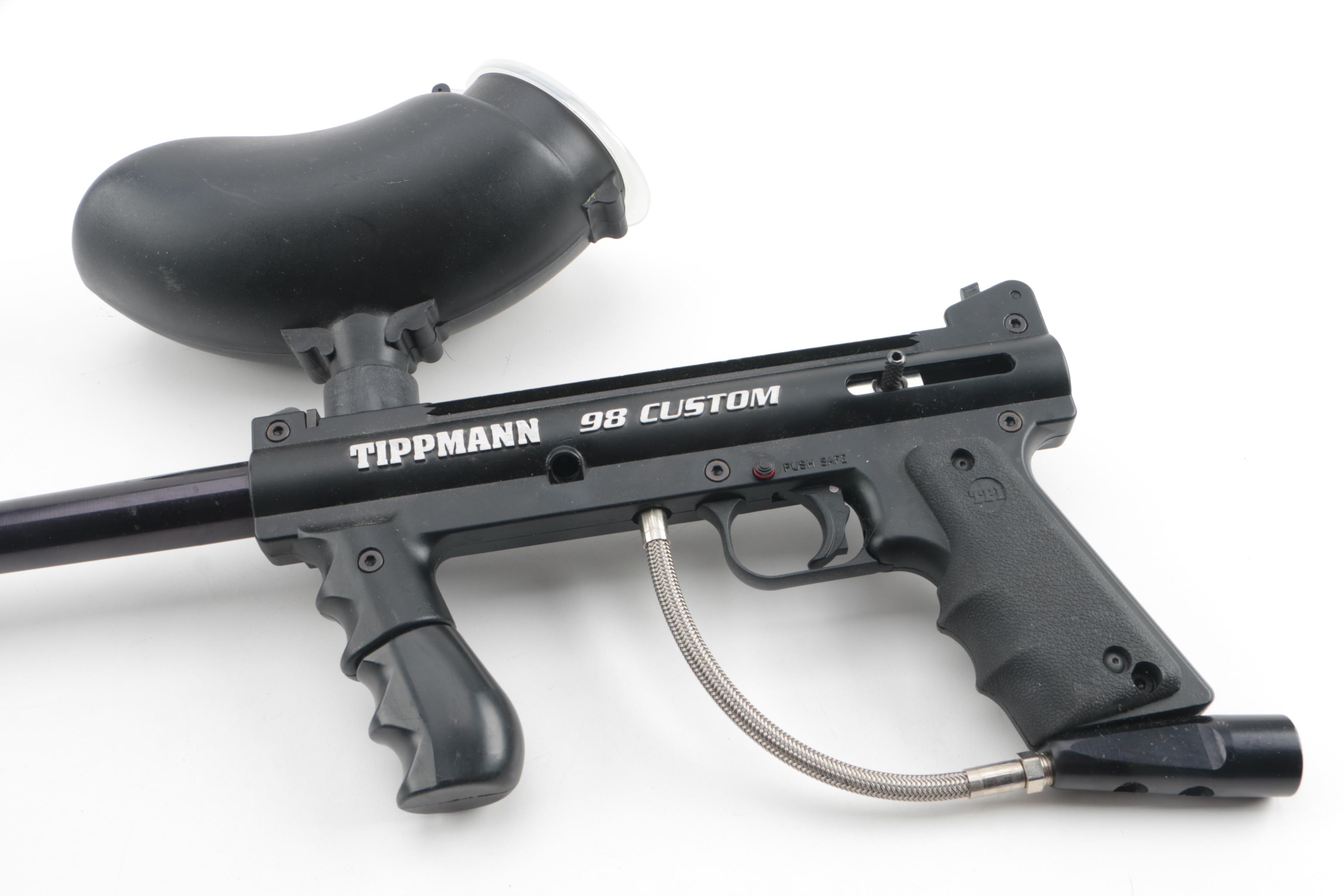 Tippman 98 Custom Paintball Marker with Hopper EBTH