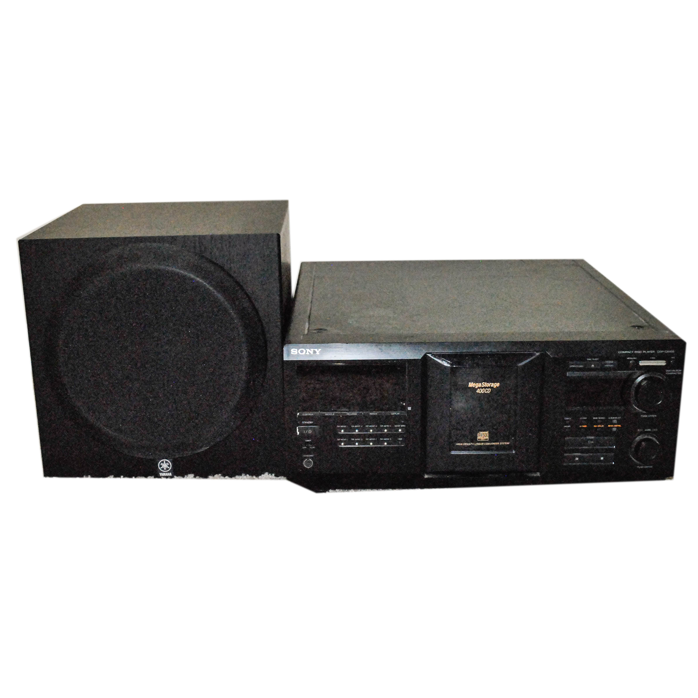Sony 400Disc MegaStorage CD Changer with Yamaha Subwoofer EBTH