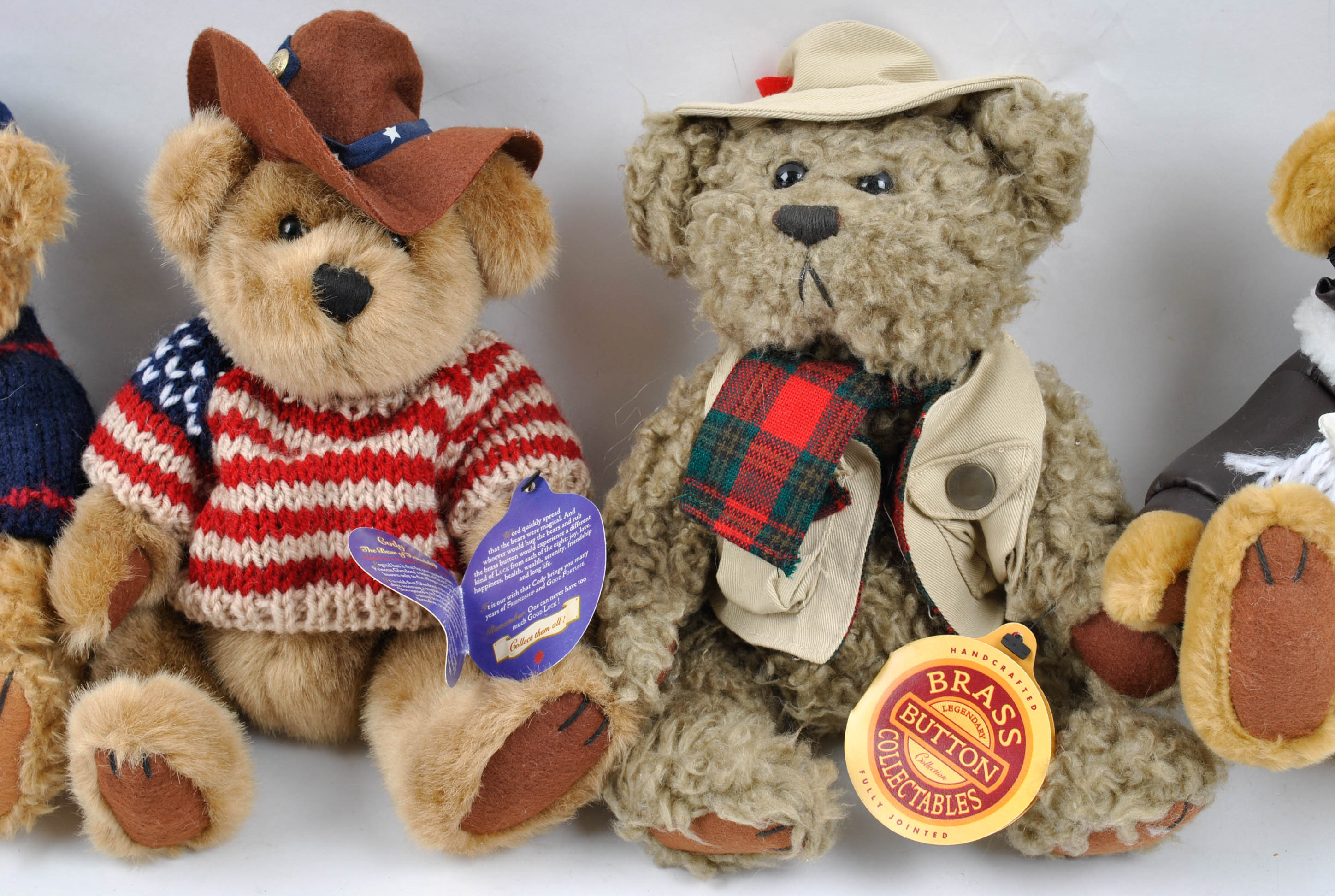 Pickford Bears Ltd. "Brass Button Bear Collection" Teddies EBTH