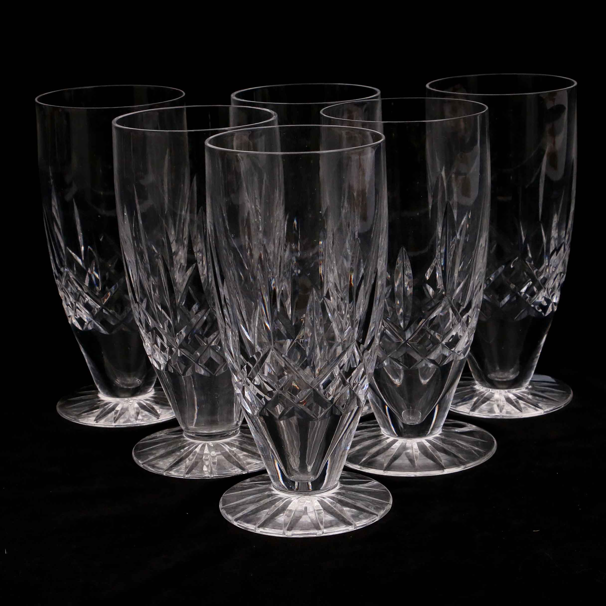 Waterford Crystal "Lismore" Iced Tea Glasses EBTH
