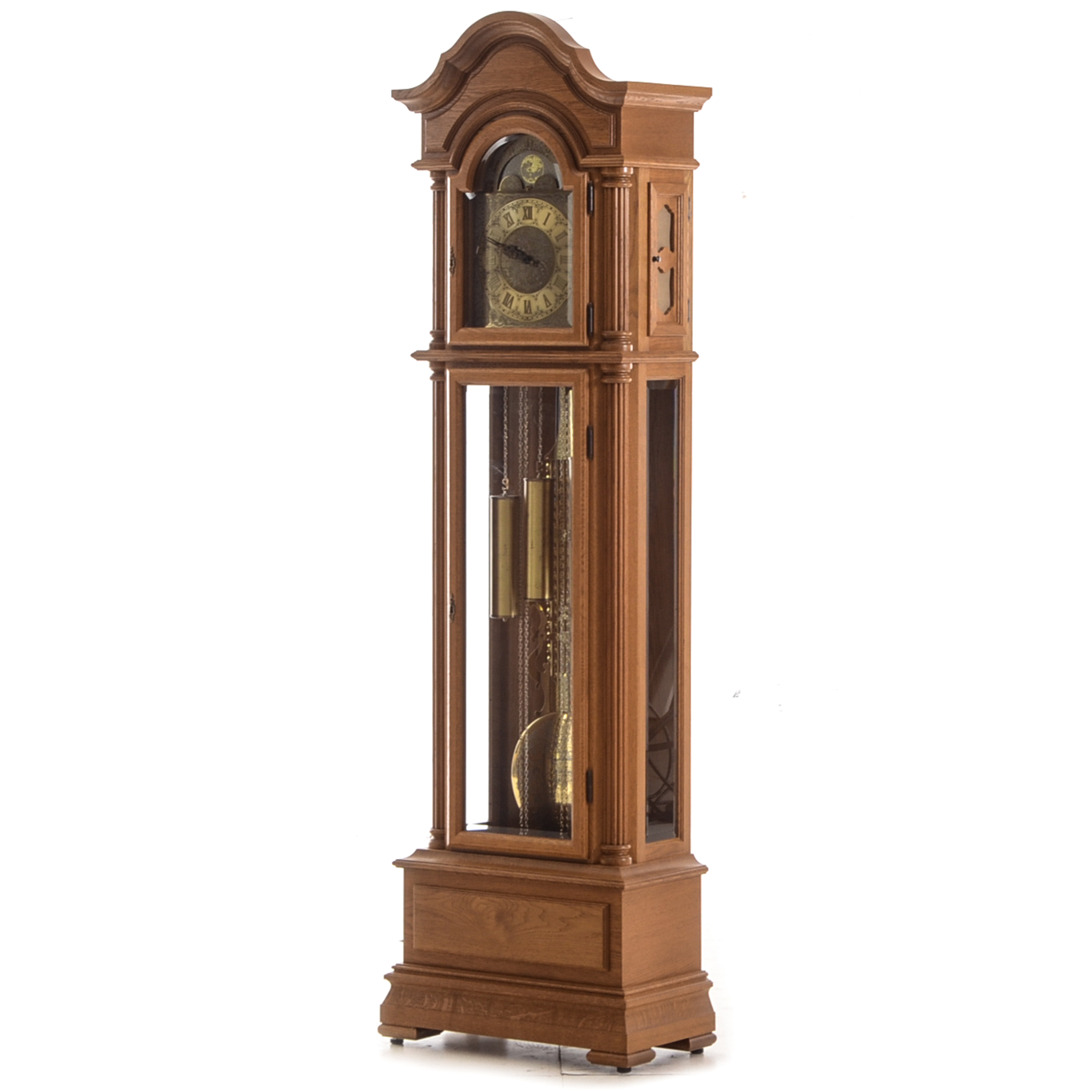 Black Forest Oak Grandfather Clock EBTH