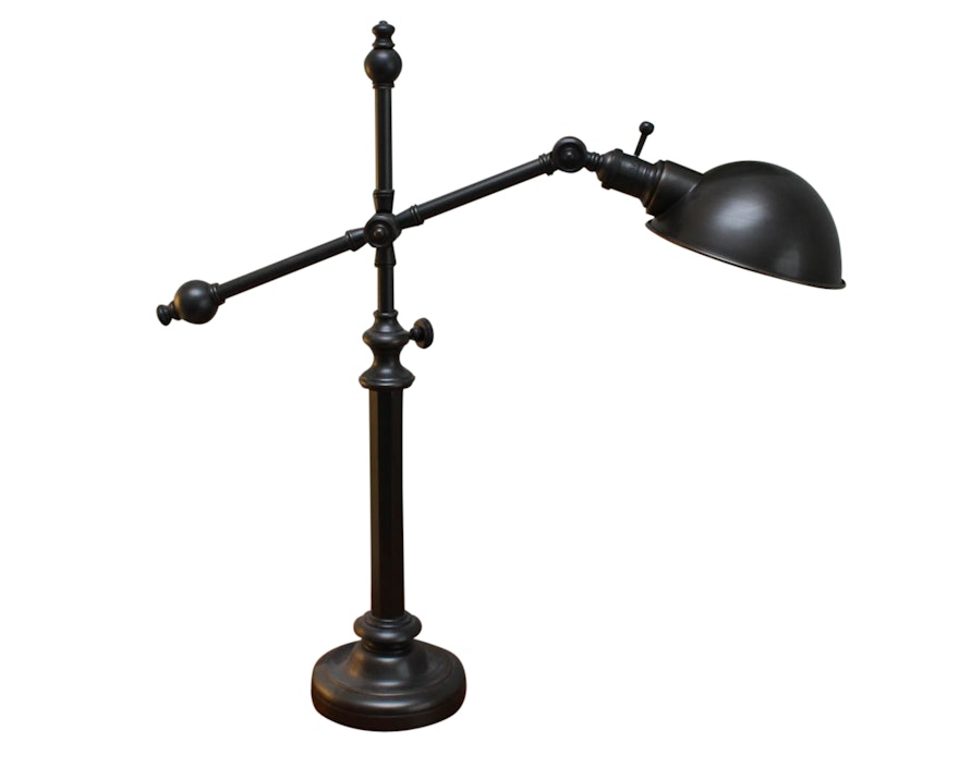 Pottery Barn Industrial Desk Lamp Ebth