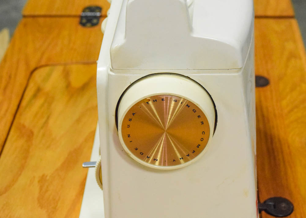 Singer Touch & Sew Golden Deluxe Zig Zag 750 Sewing Machine EBTH