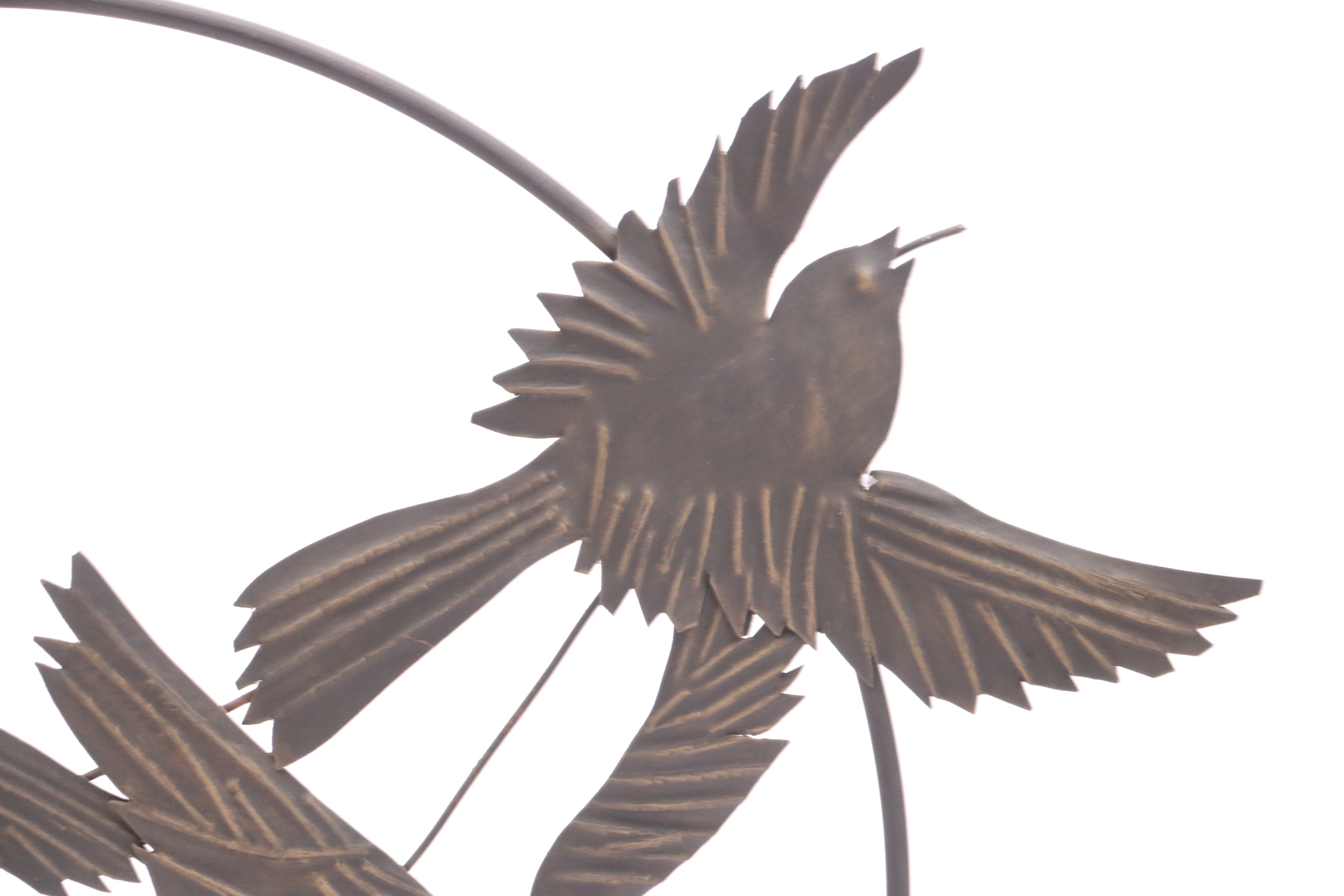Metal Birds in Flight Decorative Sculpture EBTH