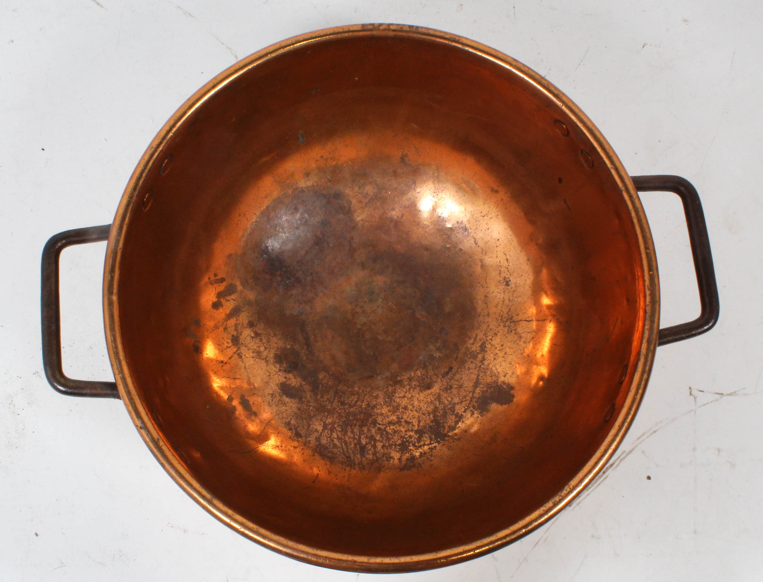 Antique Copper Apple Butter Kettle EBTH