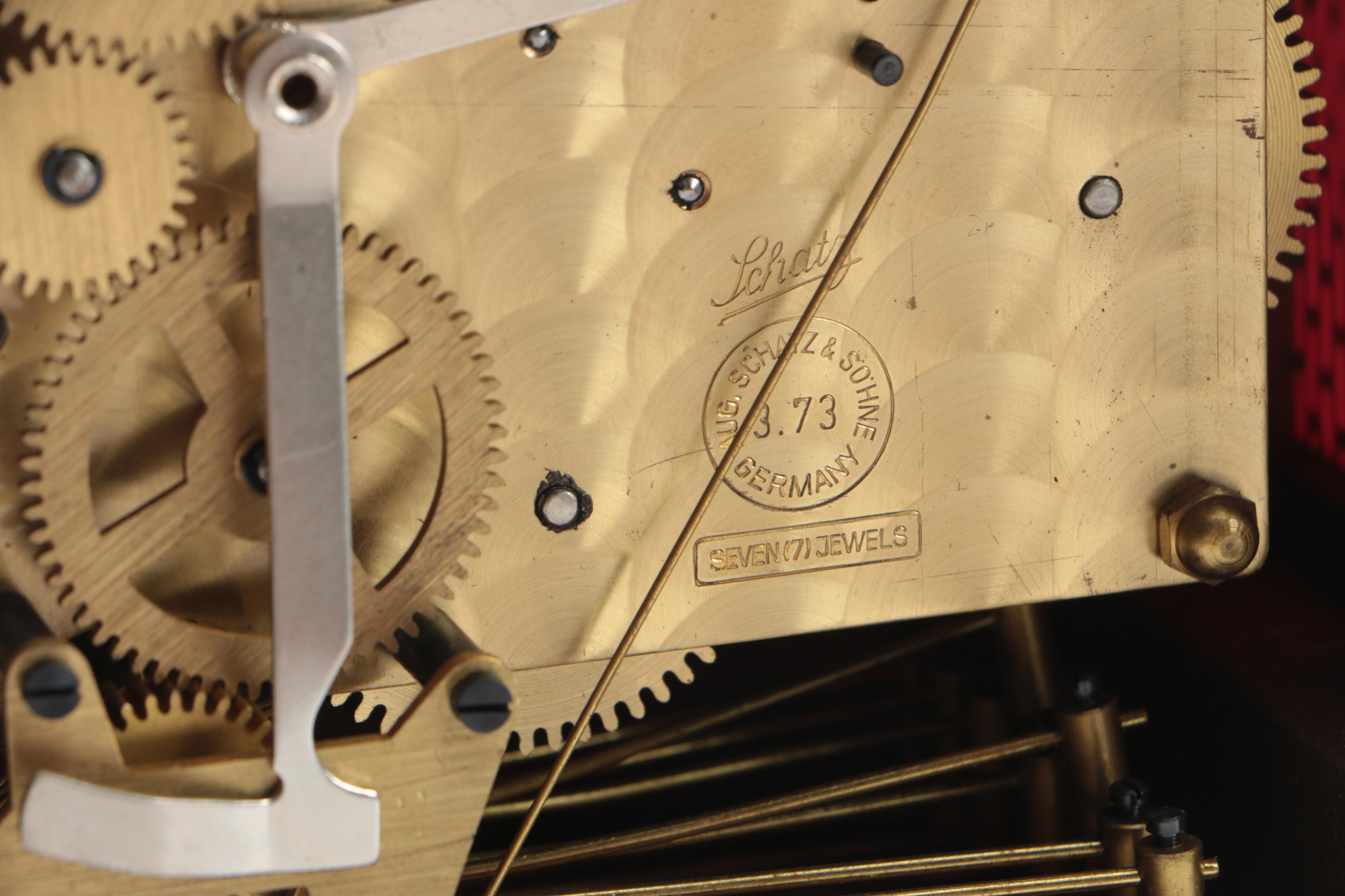 Schatz Triple Chime Carriage Clock EBTH