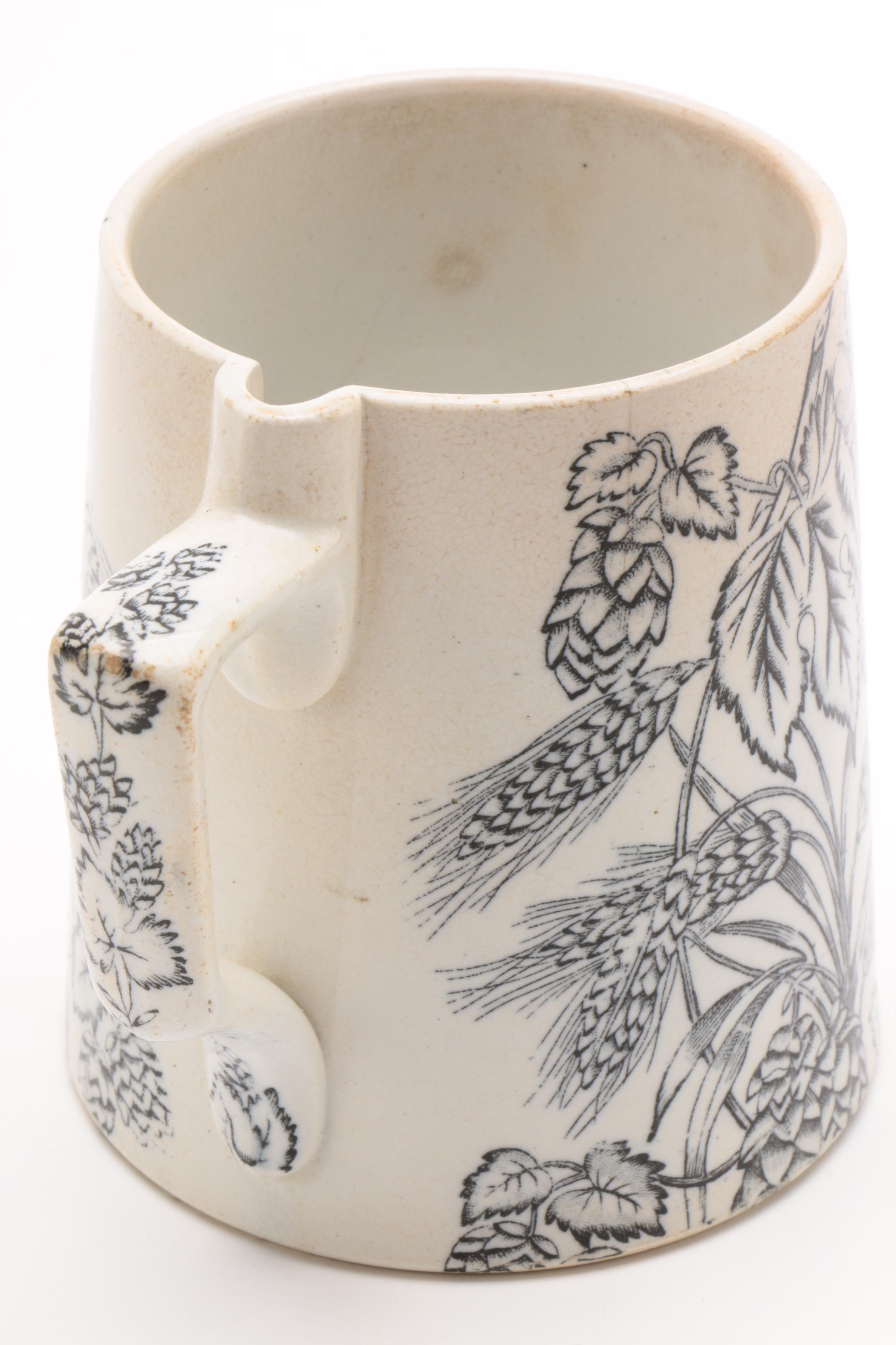 Vintage John Tams Crown Pottery TransferPrinted Mug EBTH