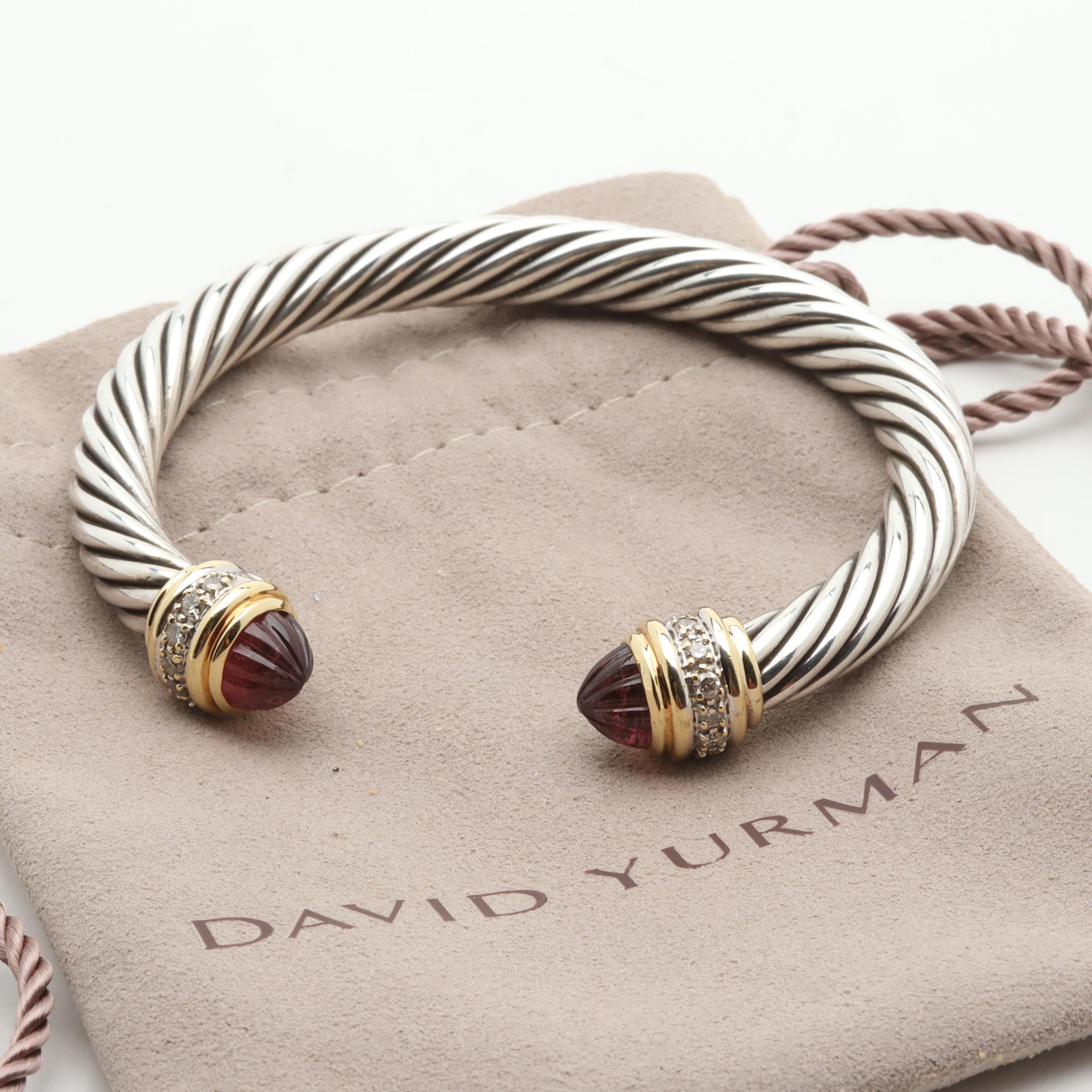 david yurman pink tourmaline bracelet