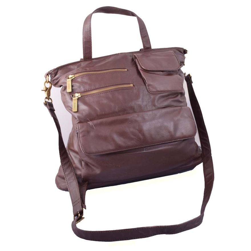 Hobo International Brown Leather Tote Bag | EBTH