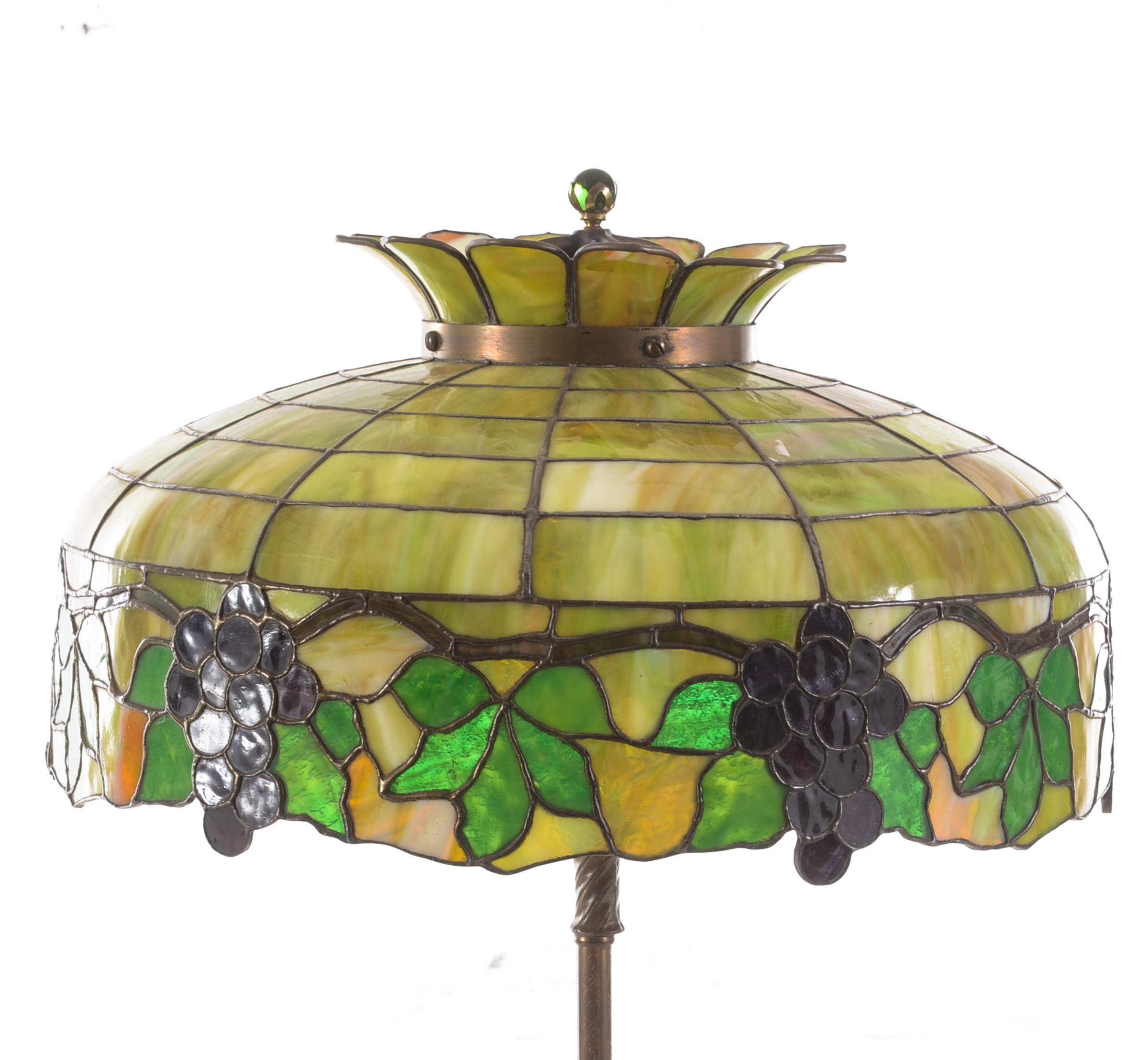 Vintage Stained Glass Floor Lamp | EBTH