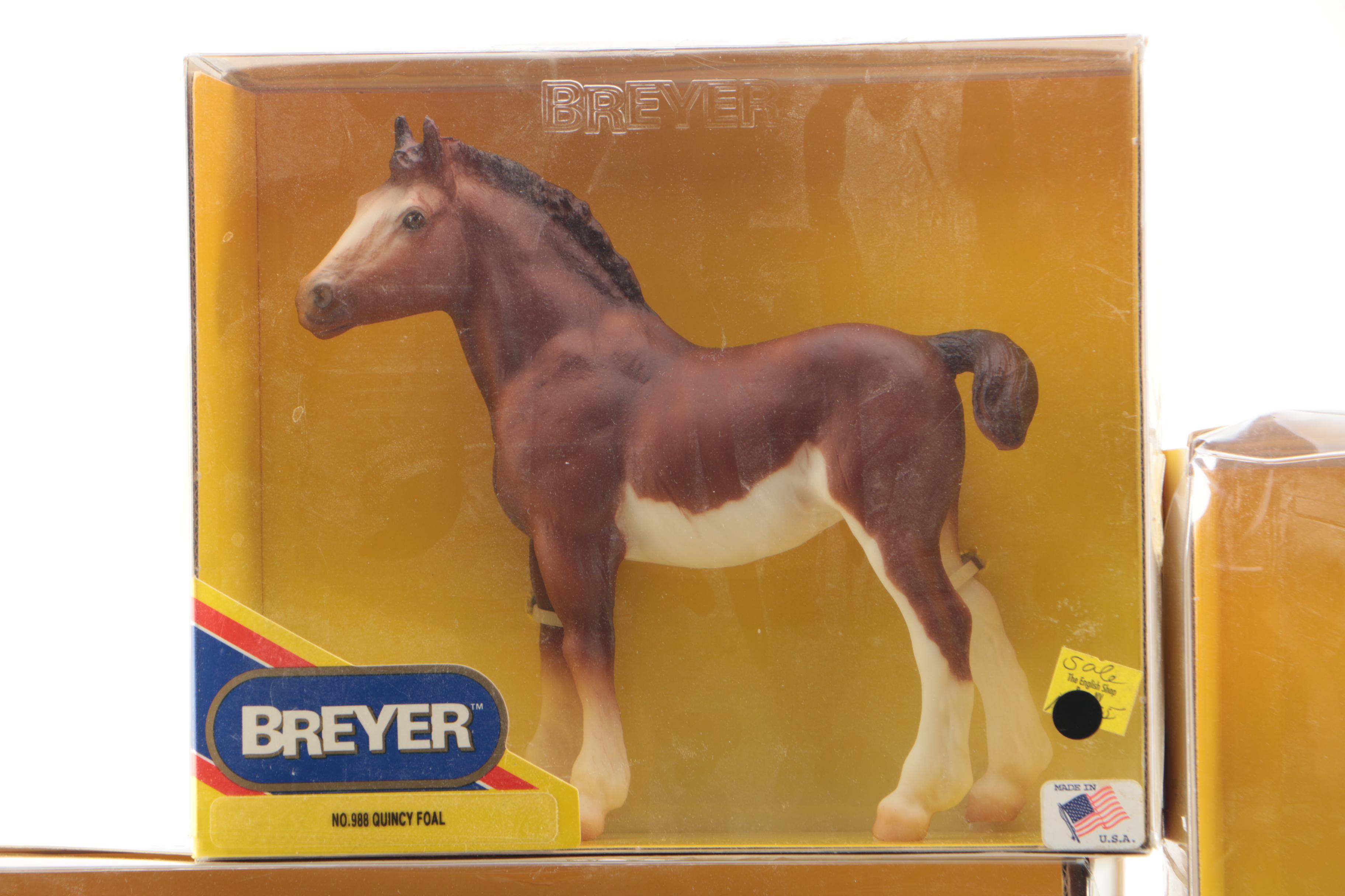 Breyer Horses and Foals Including "Docs Keepin Time" and 1996 Show Horse EBTH