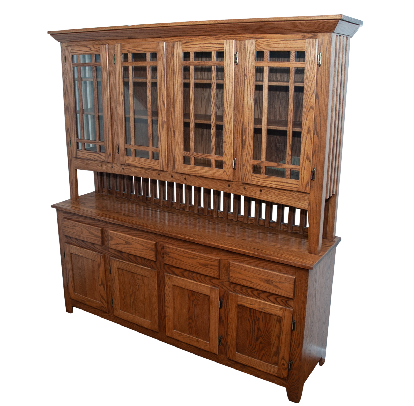 Mission Style China Cabinet | EBTH