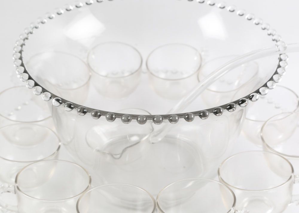 Vintage Imperial GlassOhio "Candlewick" Punch Bowl Set EBTH