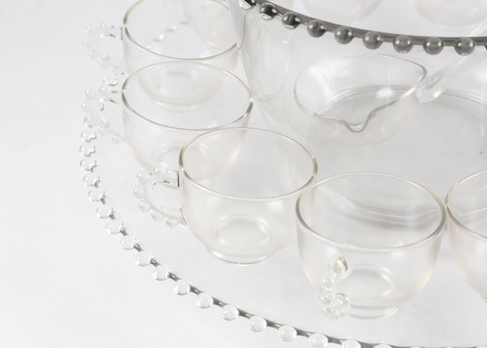 Vintage Imperial GlassOhio "Candlewick" Punch Bowl Set EBTH