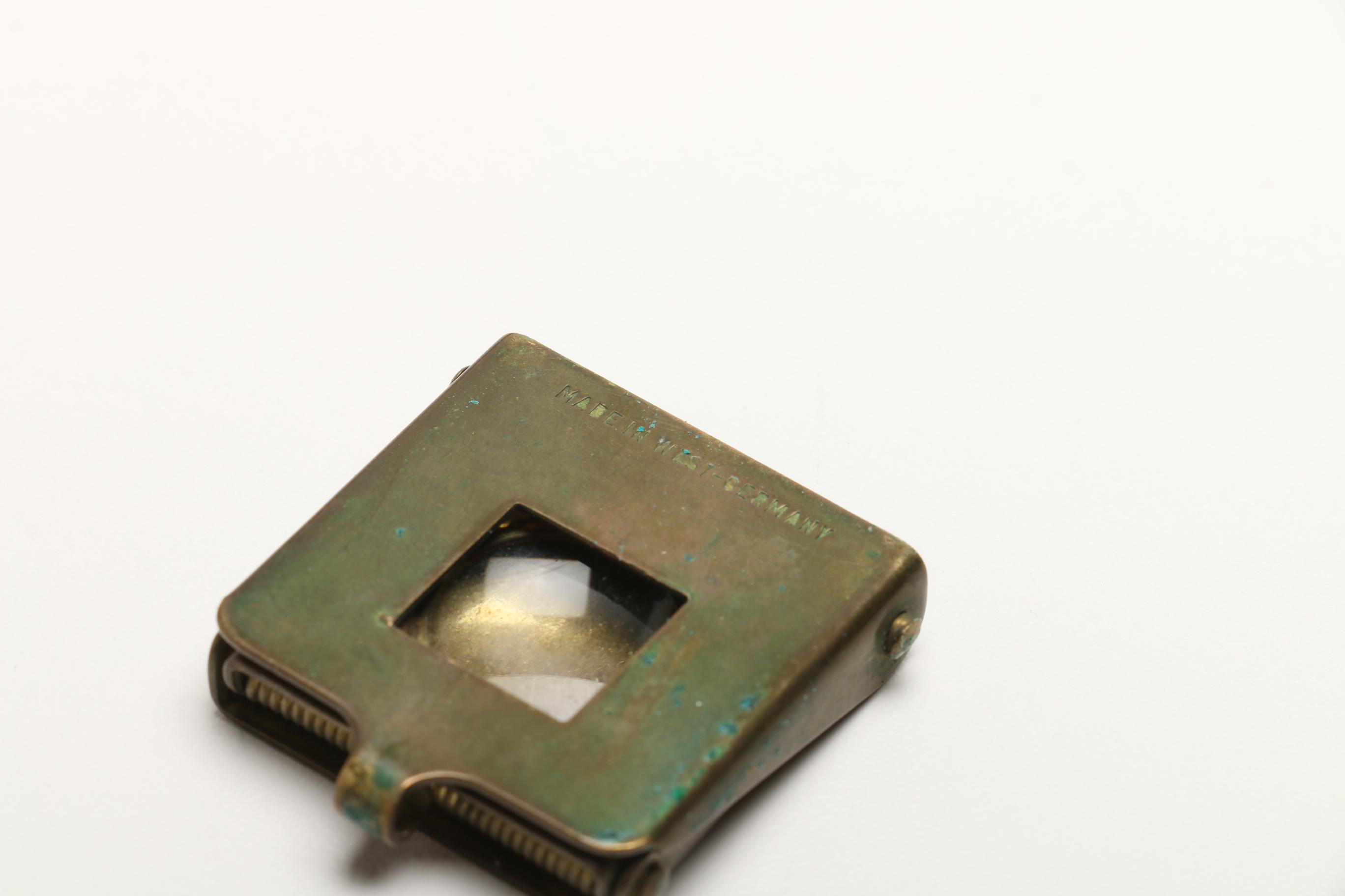 Six Antique Tintypes and Small German Magnifying Glass EBTH